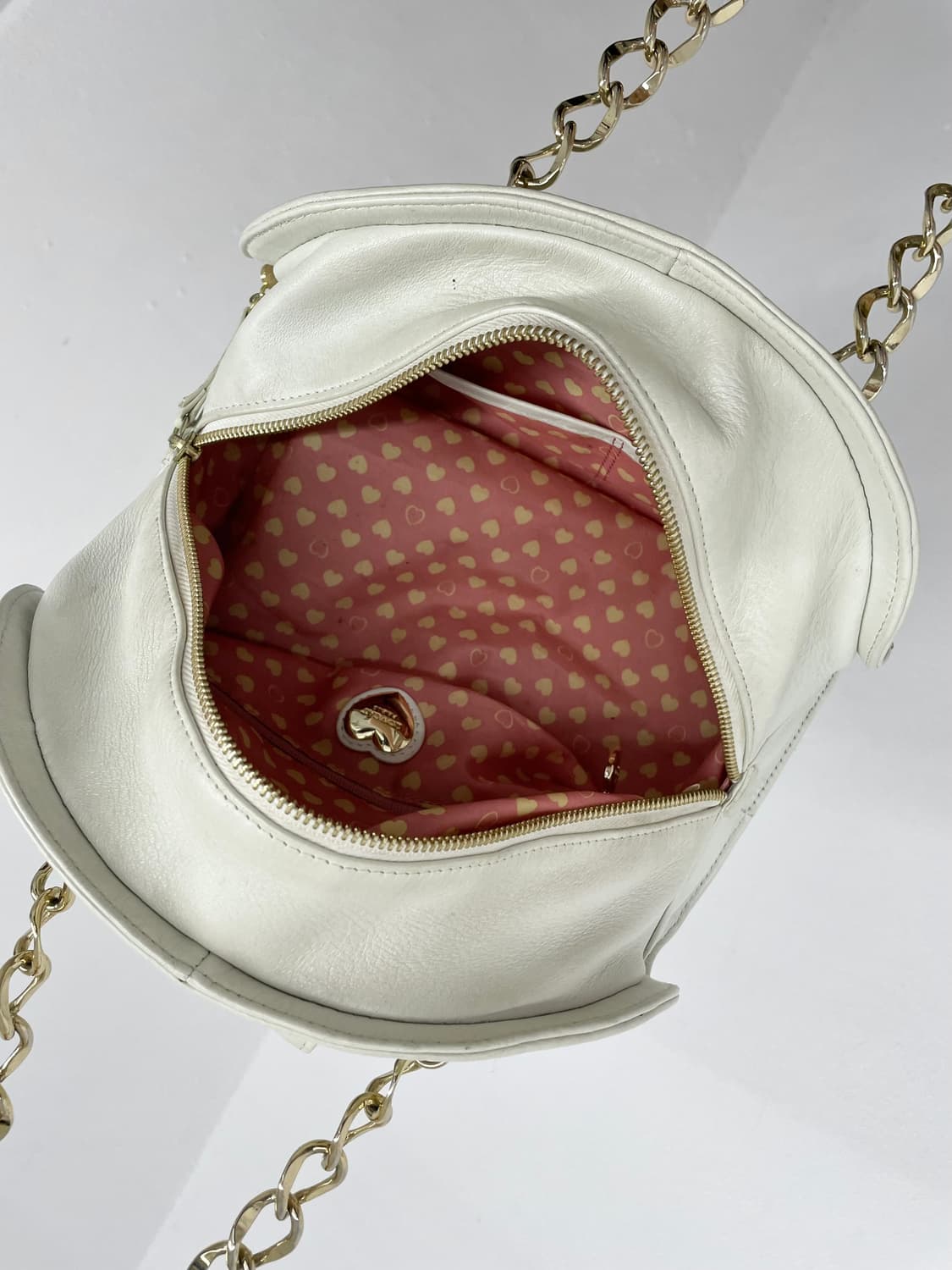 러브캣 화이트 퀼팅 갸루 체인백 상품이미지9