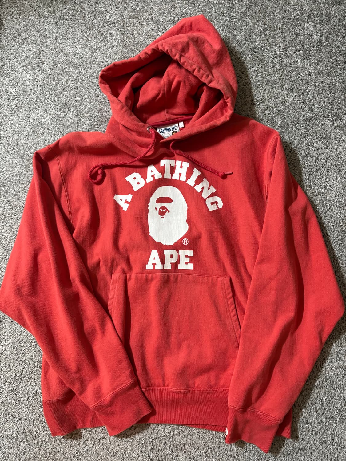 [트레저 아사히 손민수 하실분]베이프 클래식 빅로고 후드티 상품이미지1