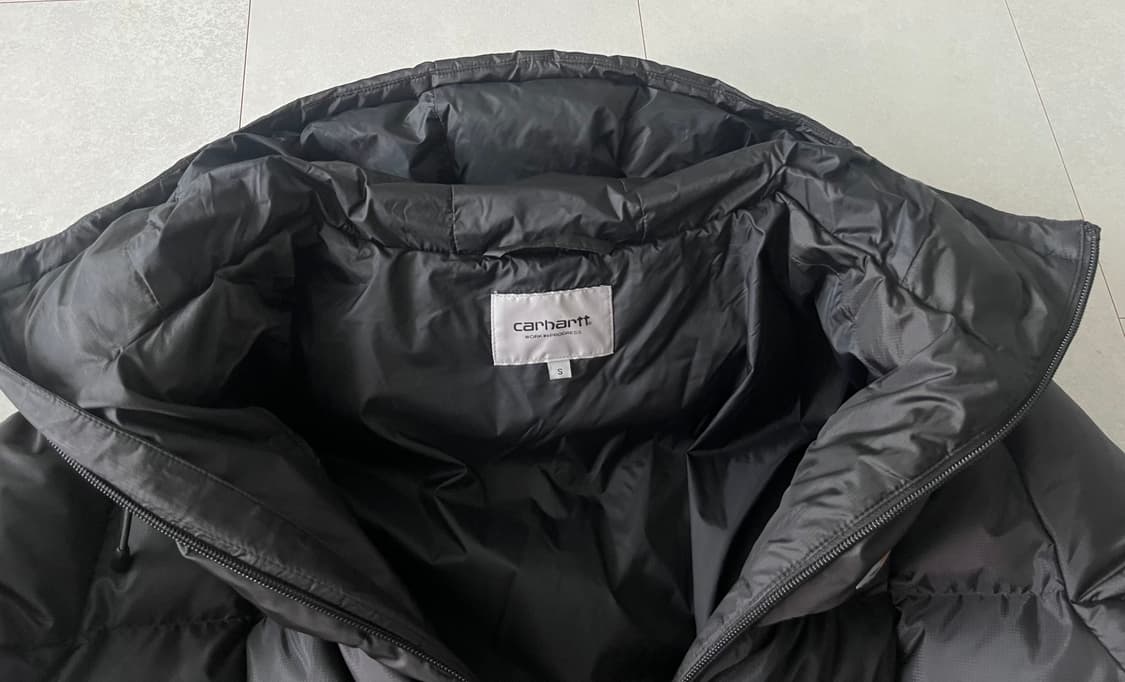 [S] 칼하트 아스펜 자켓 패딩 블랙 상품이미지4