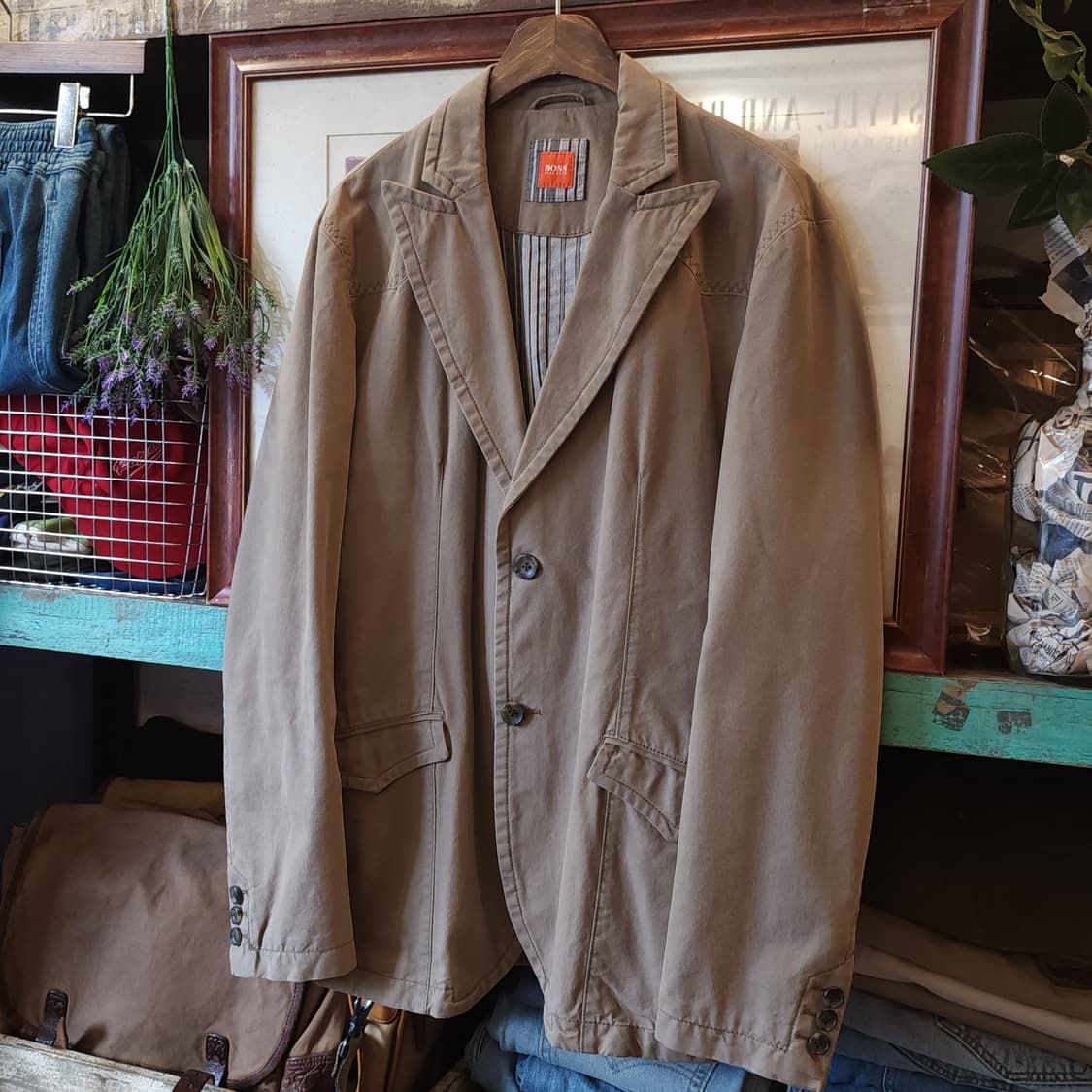 보스 휴고보스 선인장 자수 웨스턴 블레이져 자켓 50 상품이미지2