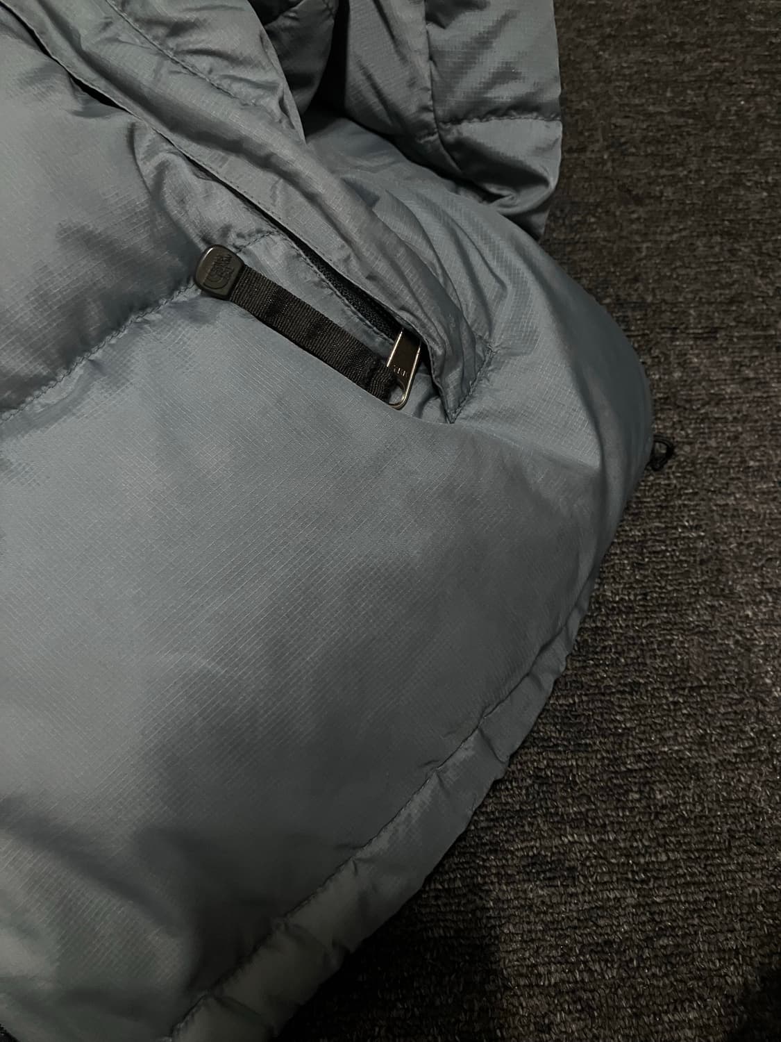 노스페이스 700 눕시 프로즌 쿨그레이 패딩 상품이미지7