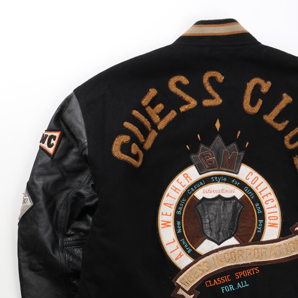 GUESS 80s 엠브로이드 바시티 자켓   상품이미지7