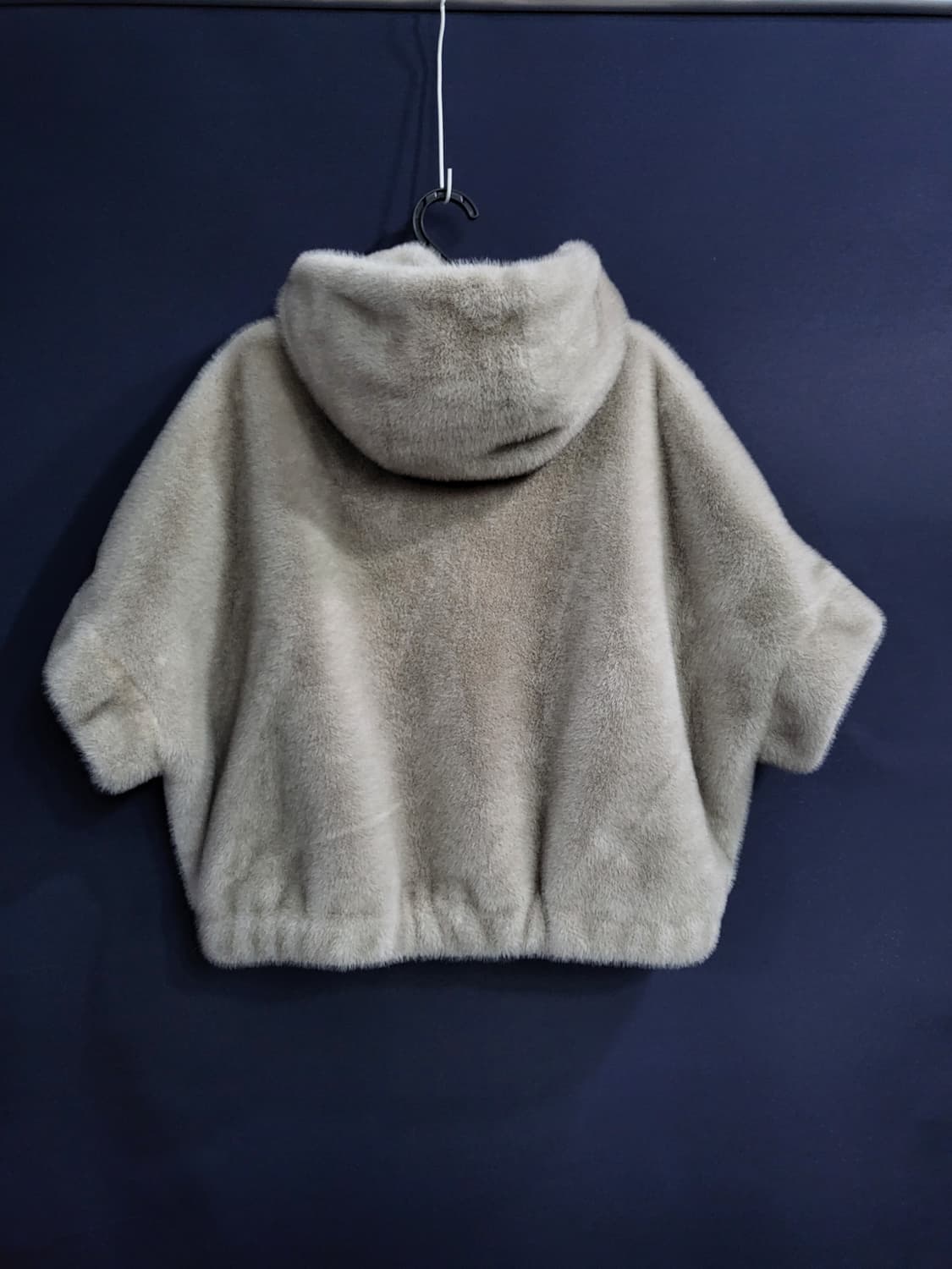 Daniel.B fur 케이프식 페이크퍼 후드자켓 상품이미지5