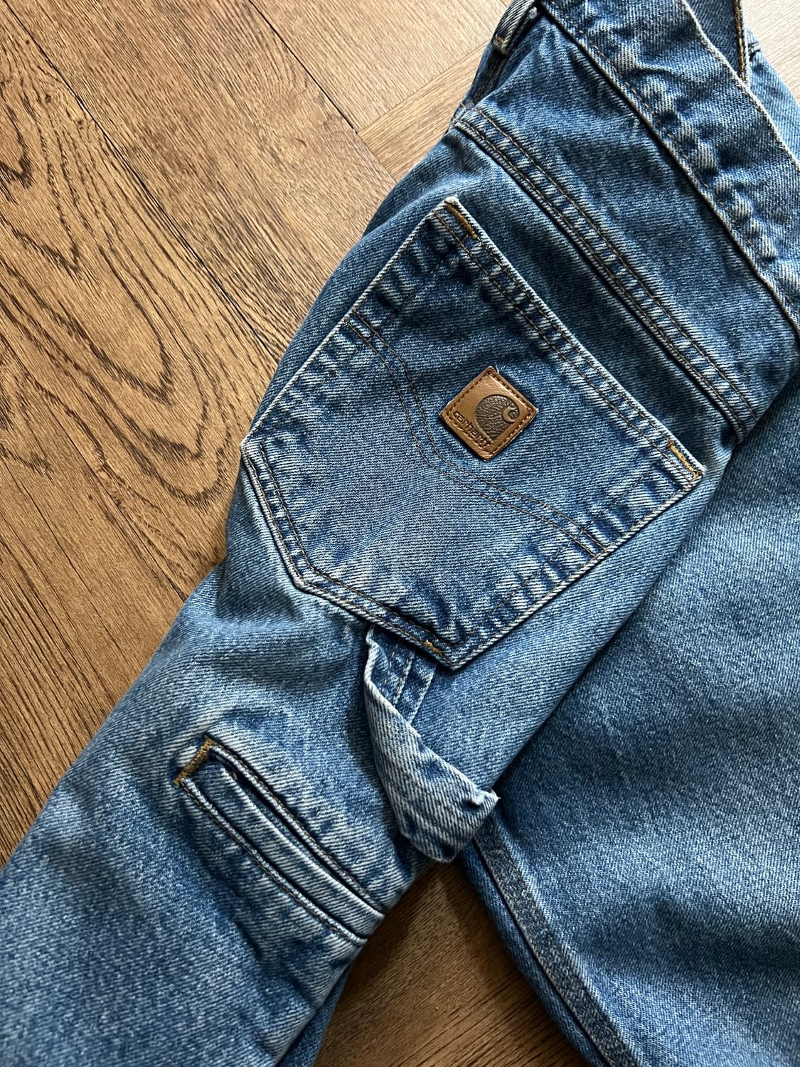 [29]칼하트 USA 빈티지 워싱 싱글니 카펜터 워크 데님 팬츠 상품이미지7