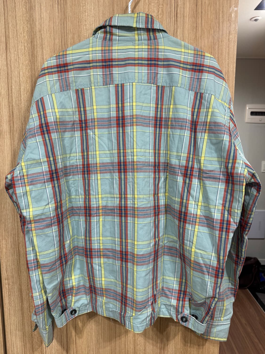 90s stussy plaid jacket (made in usa)  상품이미지3