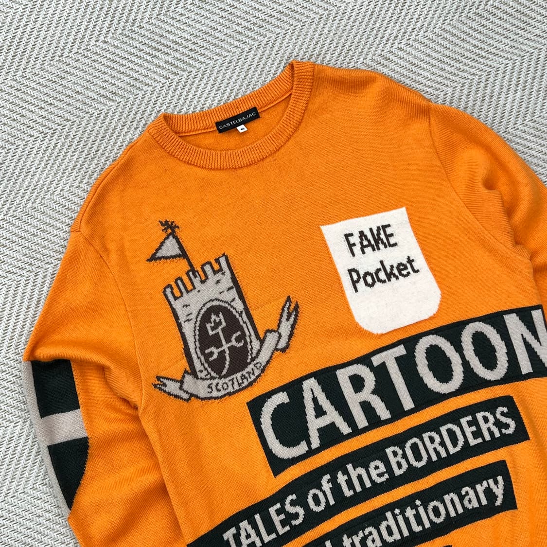 까스탈바작 카툰프린팅 울 니트 r2907 상품이미지3