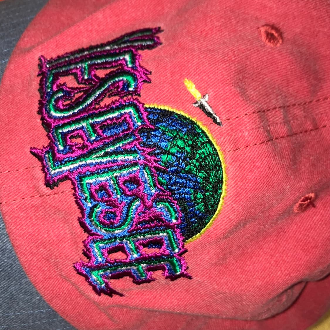 YESEYESEE Spaceman Cap Red/Navy 상품이미지3