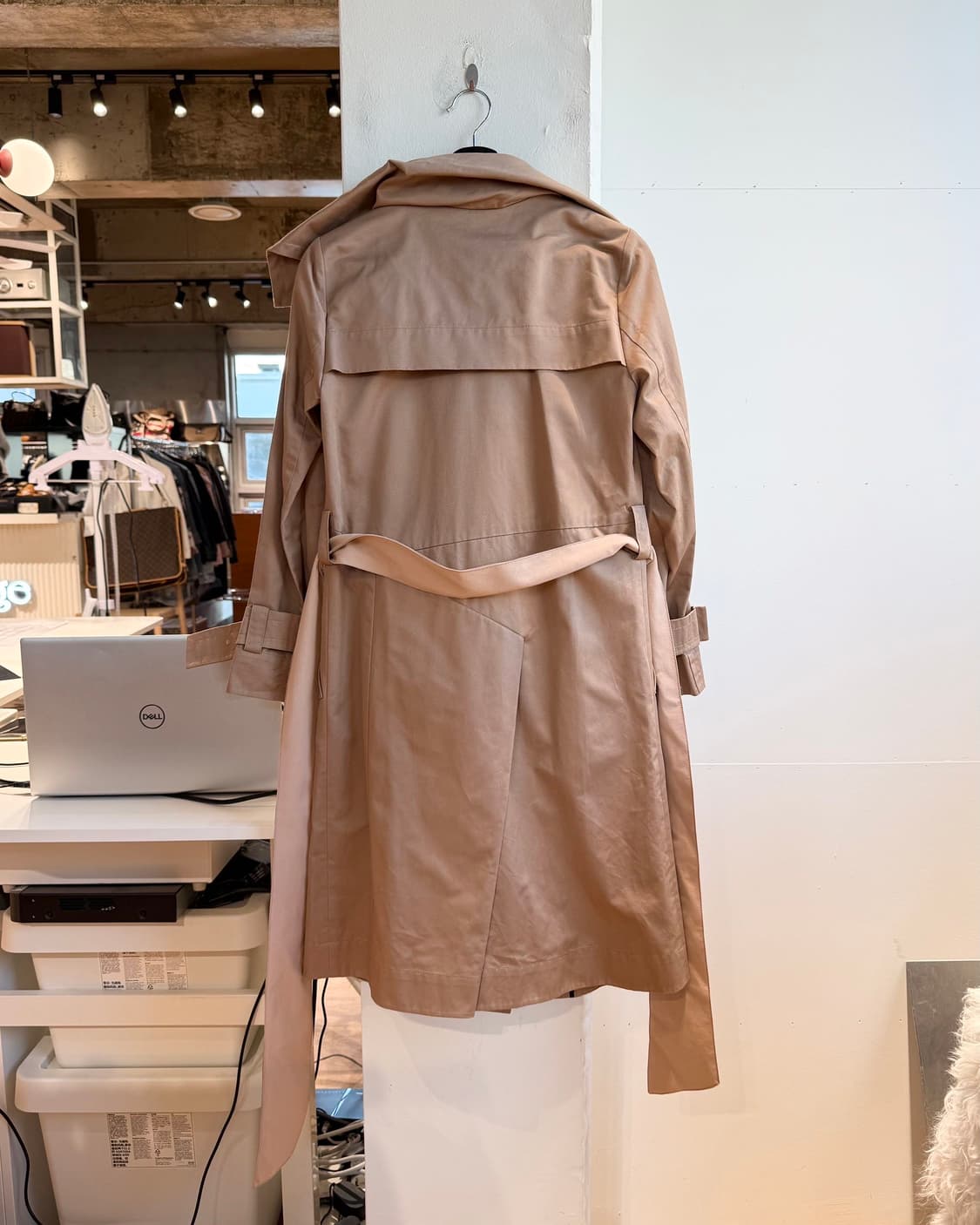 비비안 웨스트우드 브라운 벨티드 트렌치 코트  상품이미지7