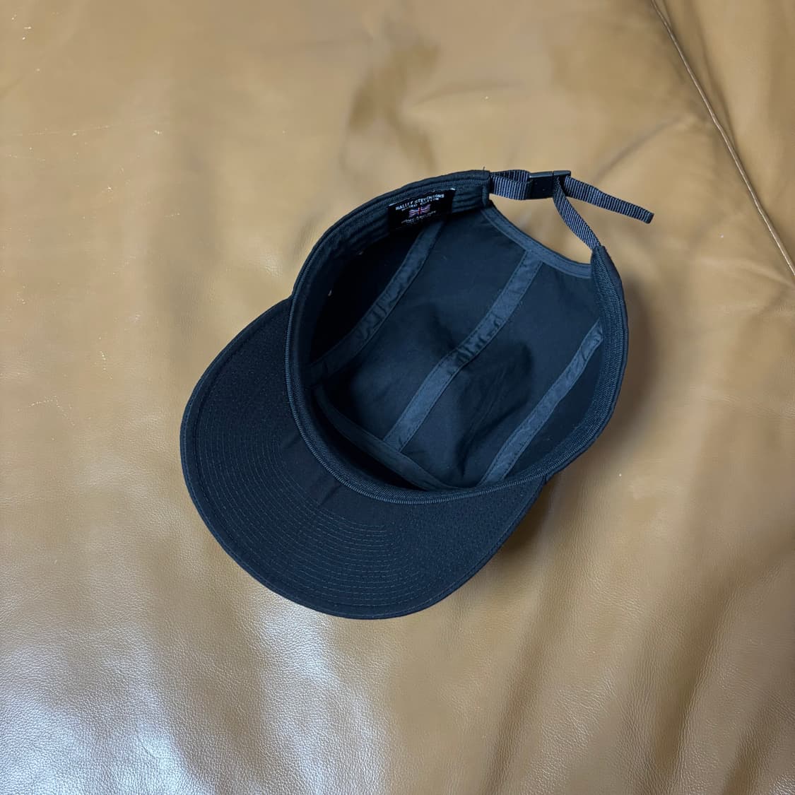 슈프림 캠프캡 모자 박스로고 왁스드 코튼 블랙 상품이미지6