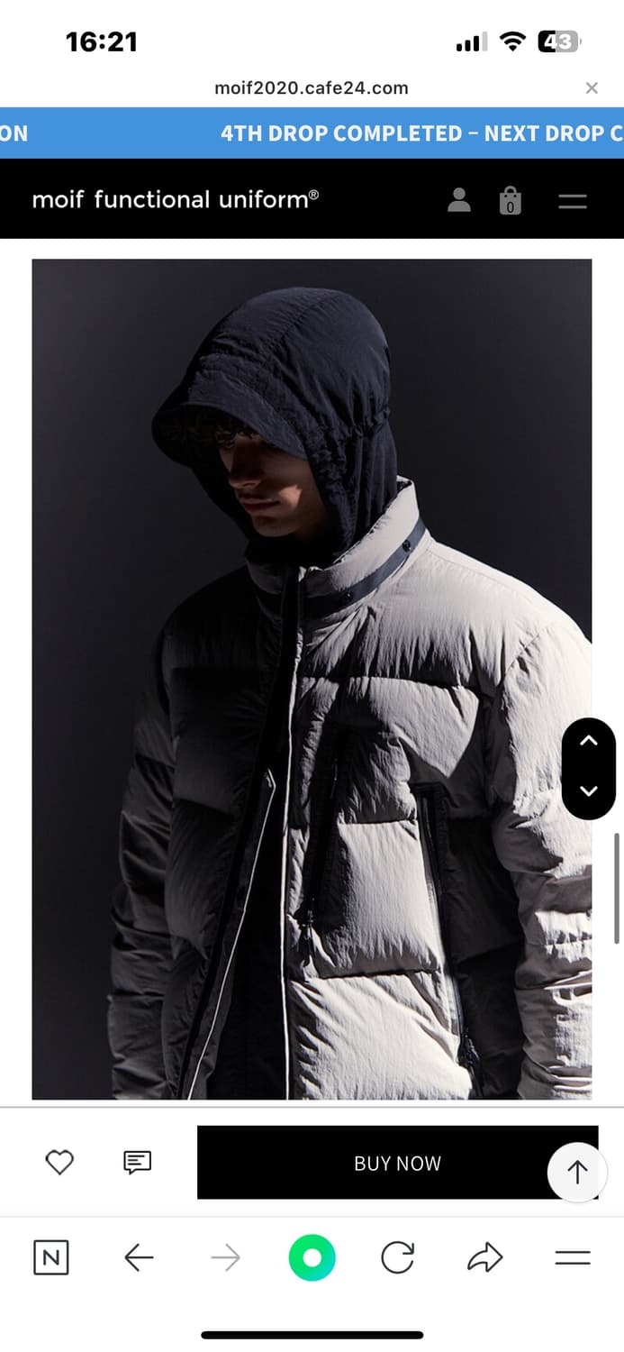 Moif 모이프 Smog down parka 3size 상품이미지2