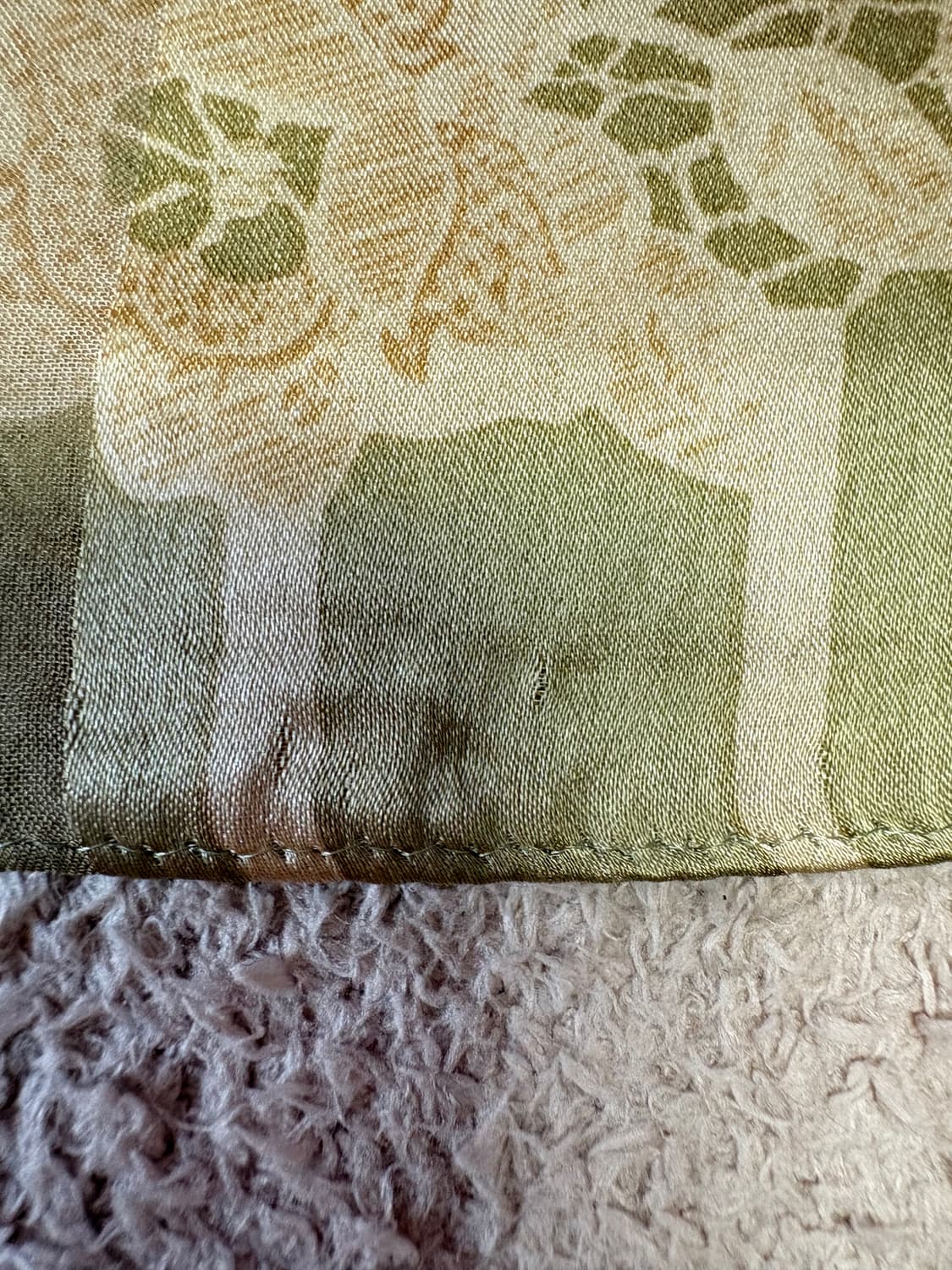 [희귀 빈티지] 피에르 발망 Vent Vert 핸드롤링 스카프 상품이미지5