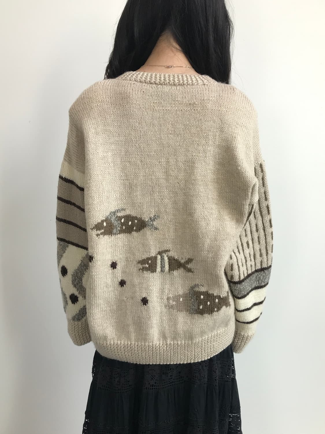 Helen Berko Novelty Knit Cardigan 상품이미지2