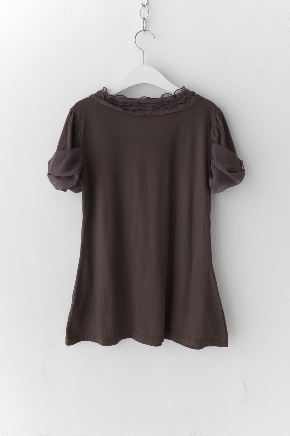 frill long half T  상품이미지2