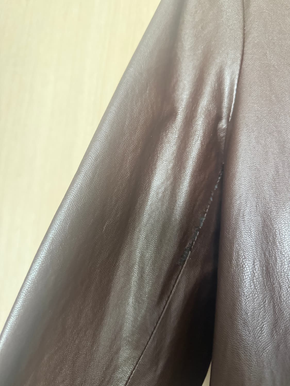 파사드패턴 레더 가죽자켓 상품이미지6