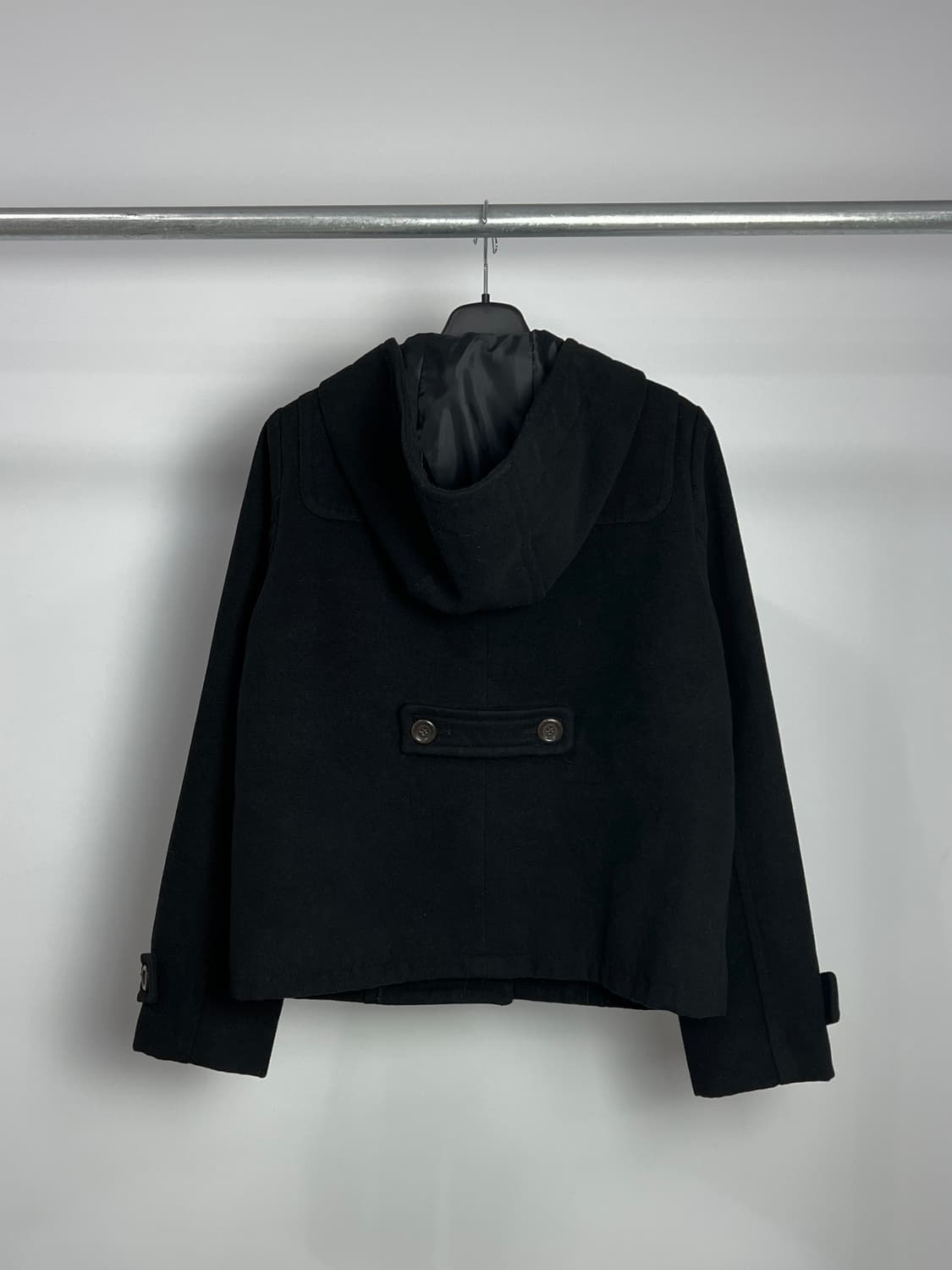 LIVIN ALONE 후드 더플 코트  상품이미지8