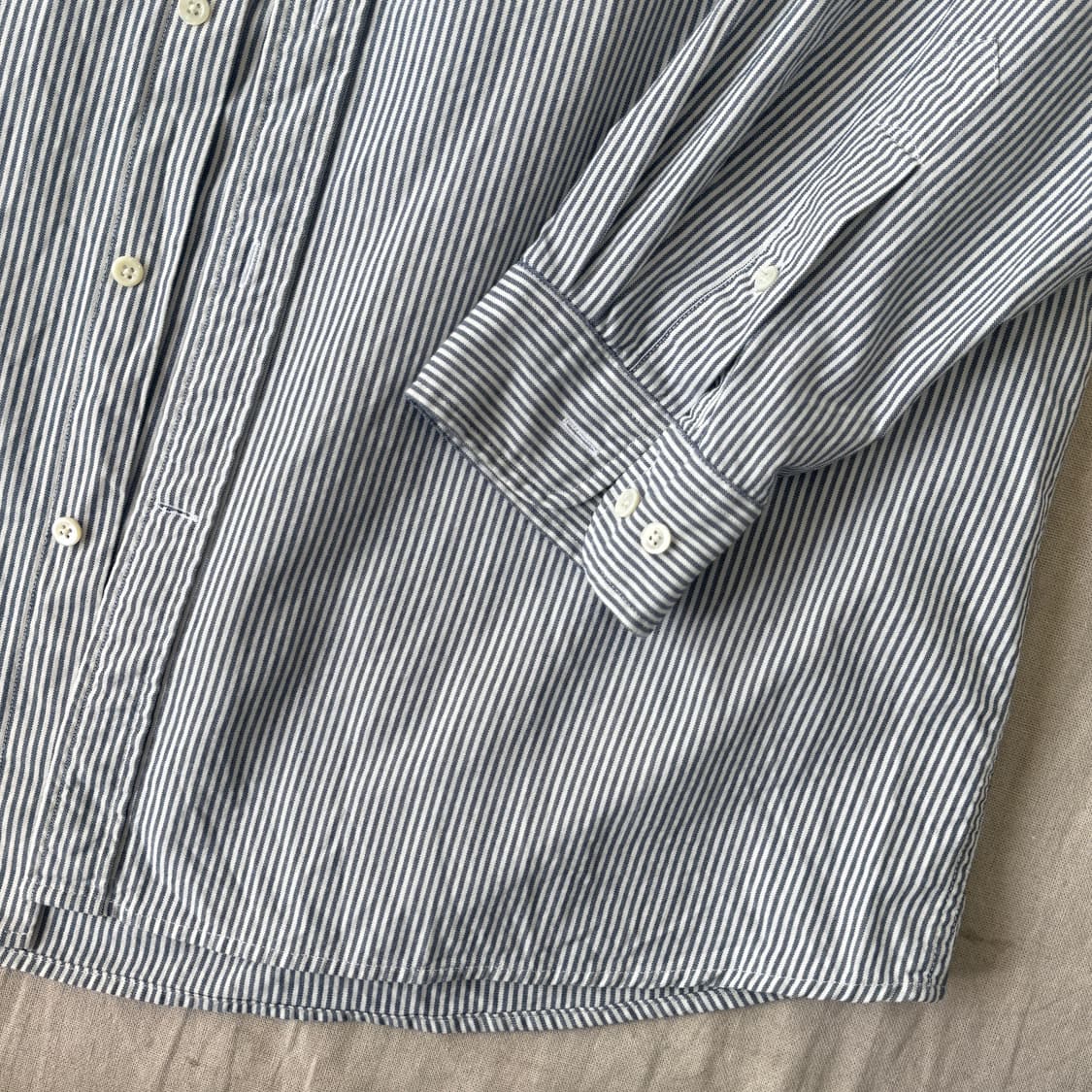 토마스모어 프렌지 스트라이프 옥스포드 셔츠 M 상품이미지3