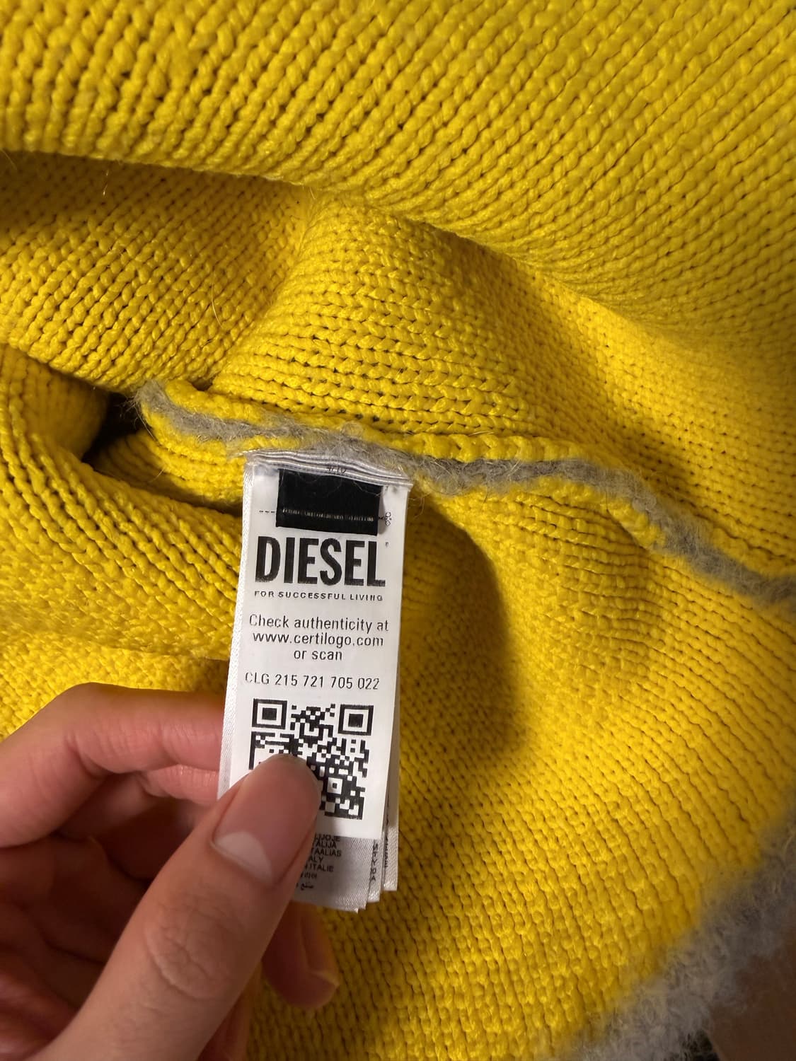 디젤 K-엘러 하프집 스웨터 상품이미지5