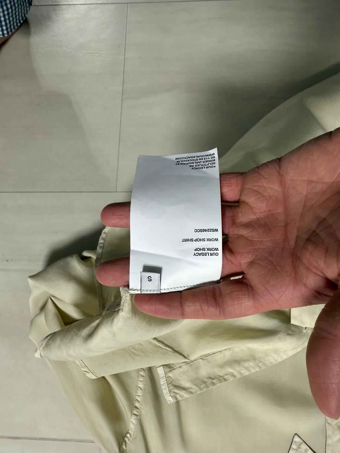 아워레가시 워크샵 셔츠 새상품 상품이미지6