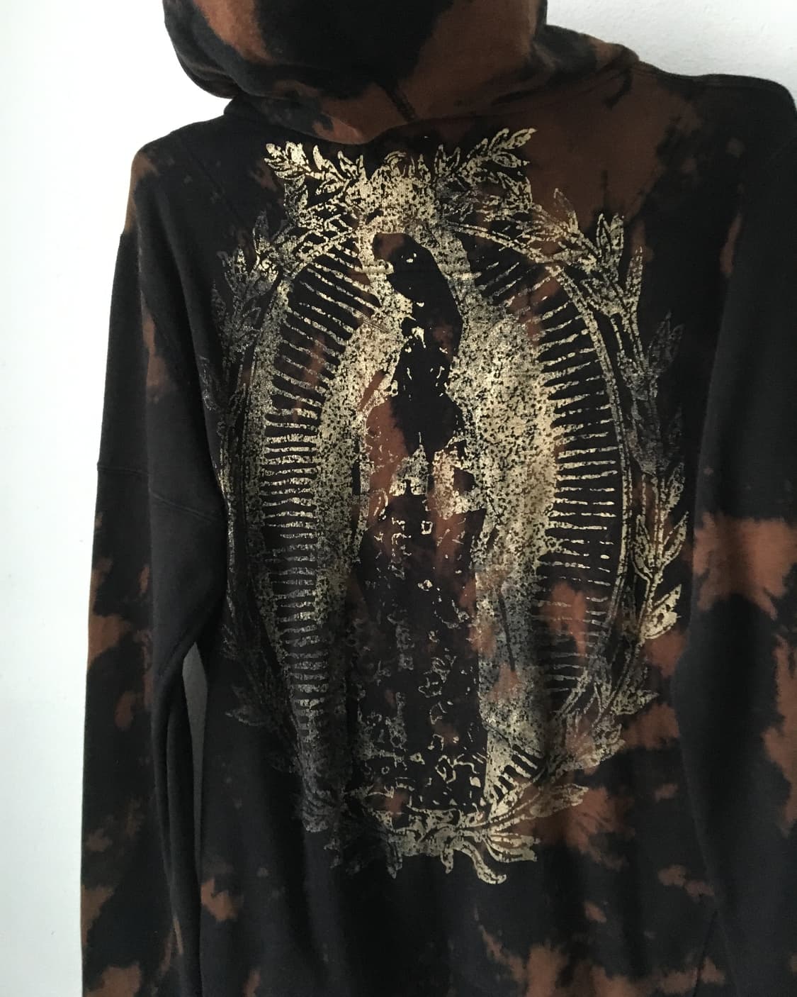 Back printing dyed hood zip up 상품이미지5