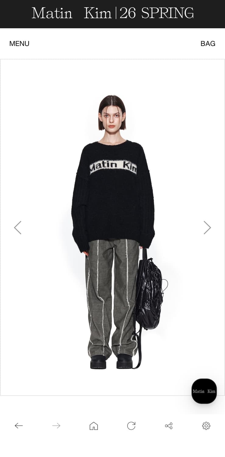 마뗑킴 코듀로이 러프 컷 팬츠 카키 L 상품이미지1