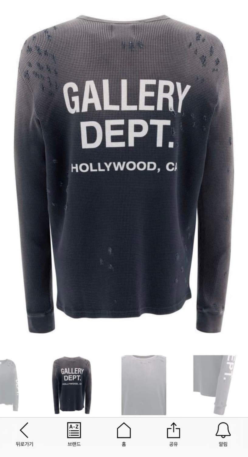 Gallery Dept. distressed longsleeve 상품이미지3