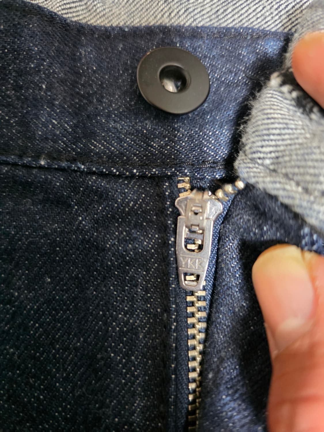 벨리에 와이드핏 원턱 데님 팬츠 M 상품이미지2