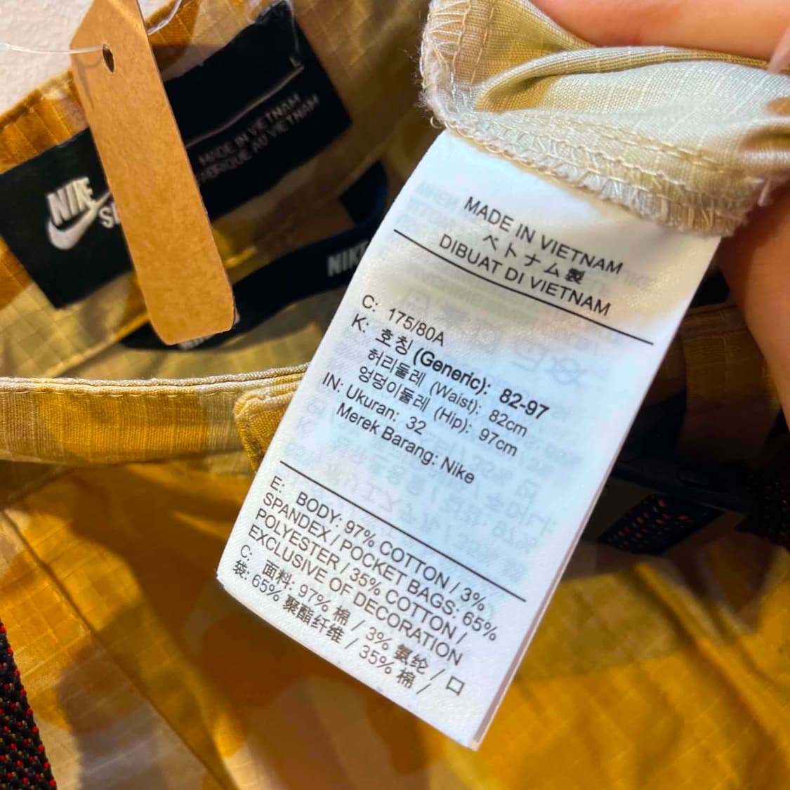 [32] 나이키 SB 립스탑 데저트 카모 쇼츠 카고 하프 팬츠 상품이미지5