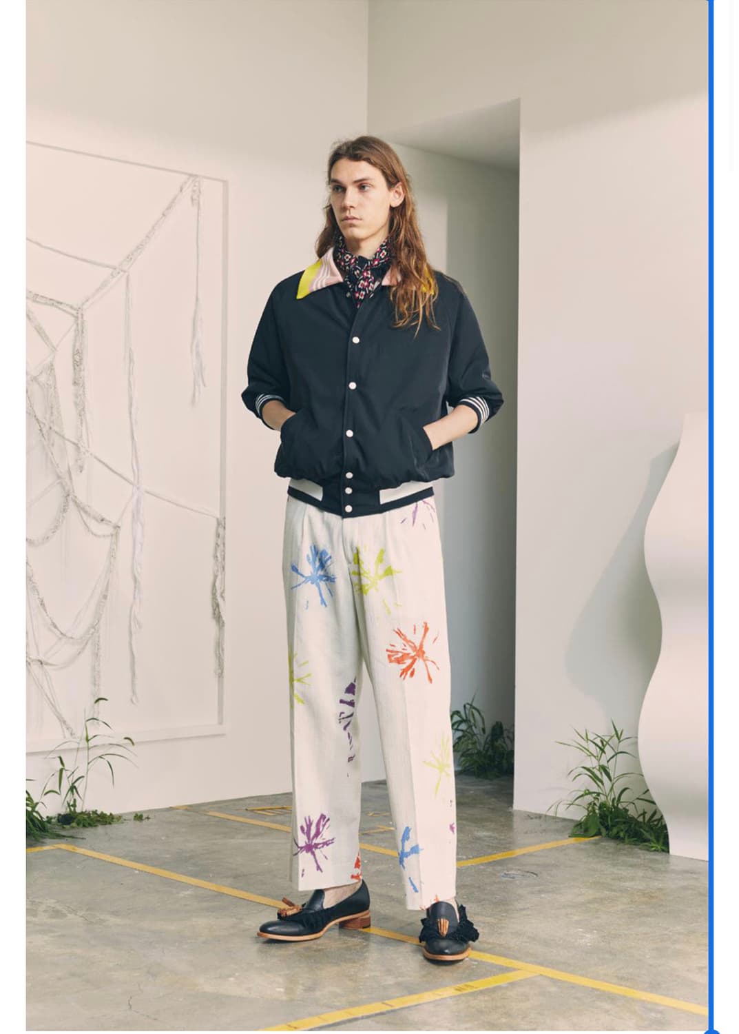 사스콰치패브릭스 Flower dyes slacks 상품이미지5