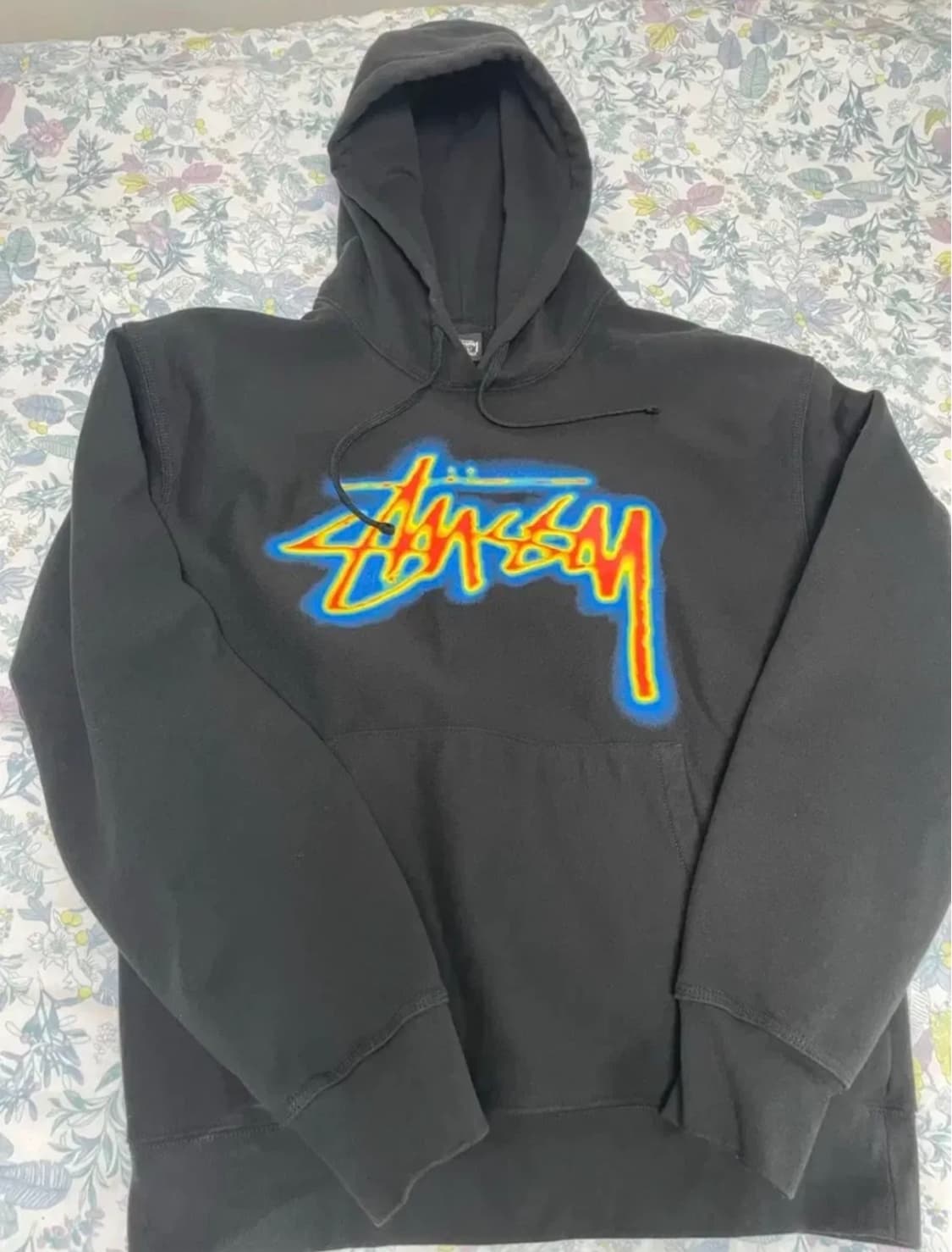 스투시 스탁 써멀 후드 블랙 L 상품이미지2