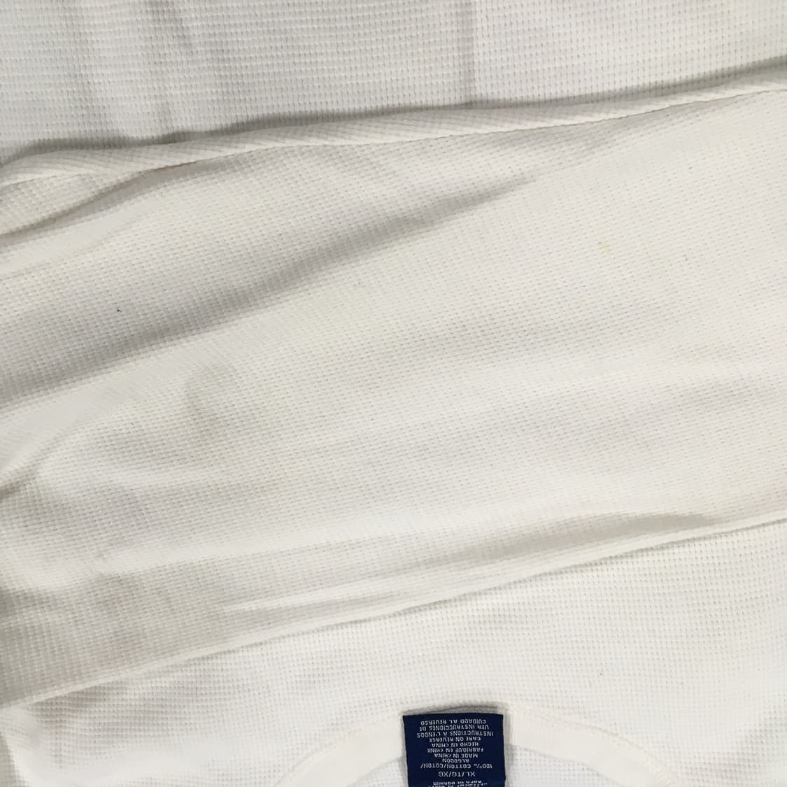 투티/0269 폴로 랄프로렌 자수로고 니트 화이트 크림 라운드 넥 상품이미지8