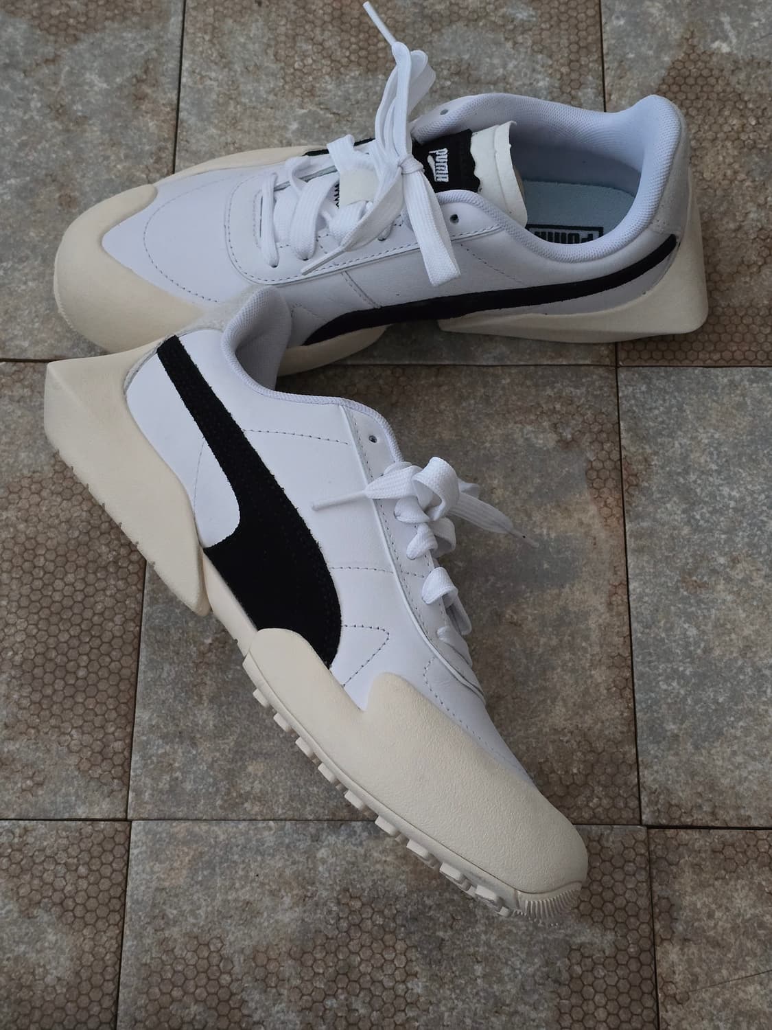 (250)푸마 베이더론 클린 화이트 상품이미지4