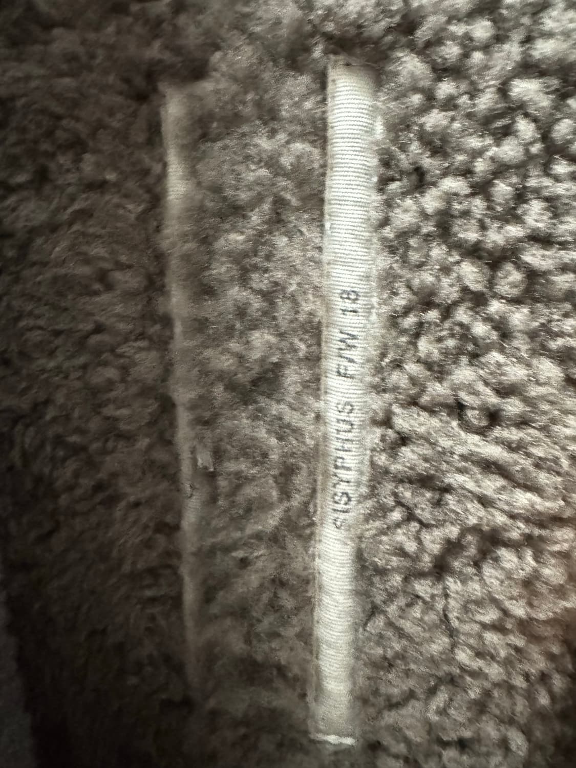 릭오웬스 SISYPHUS 플라이트 봄버 무스탕 시어링 46사이즈 상품이미지4