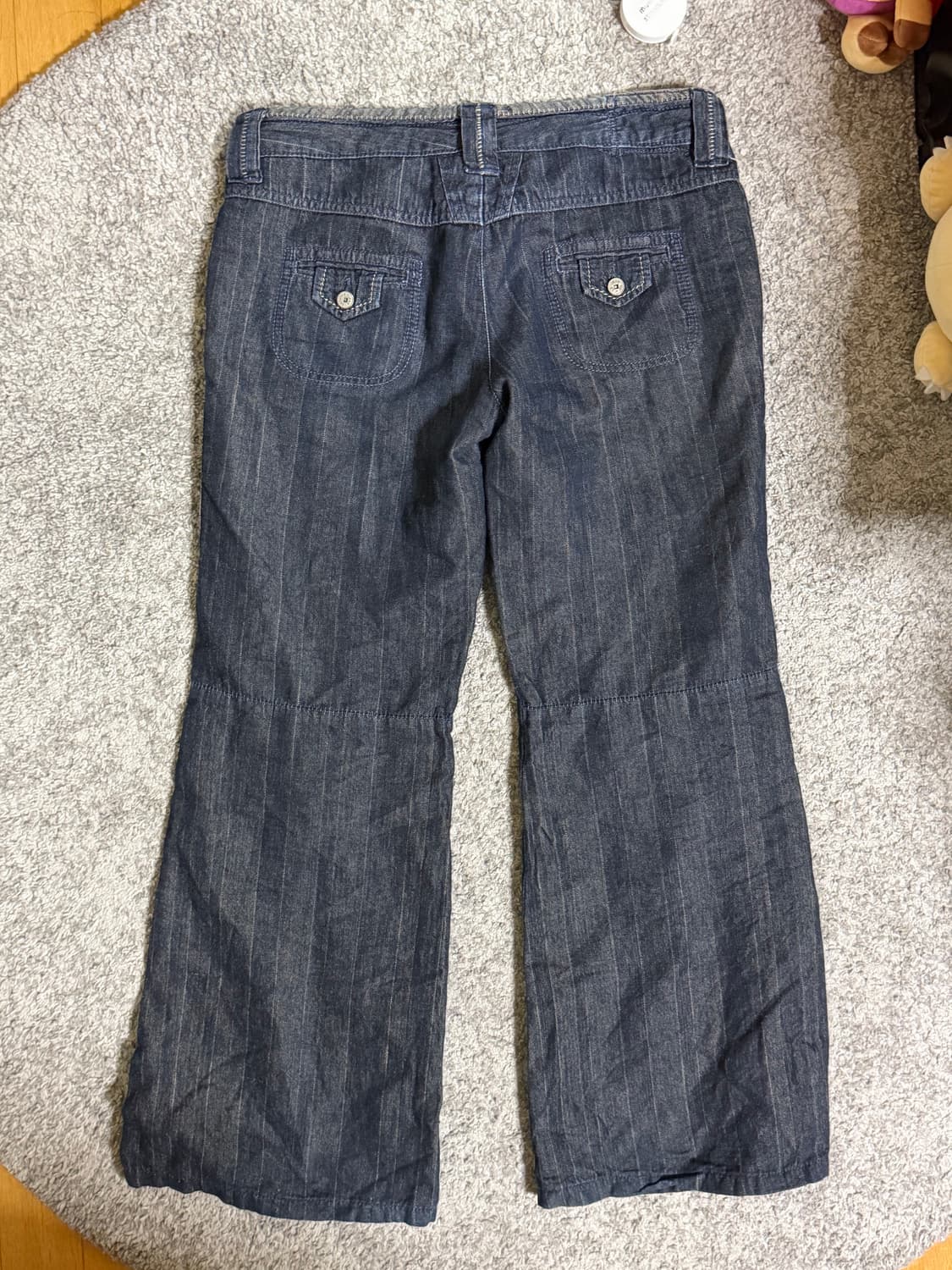 90s 마리떼 프랑소와 저버 로우웨스트 부츠컷진 상품이미지6