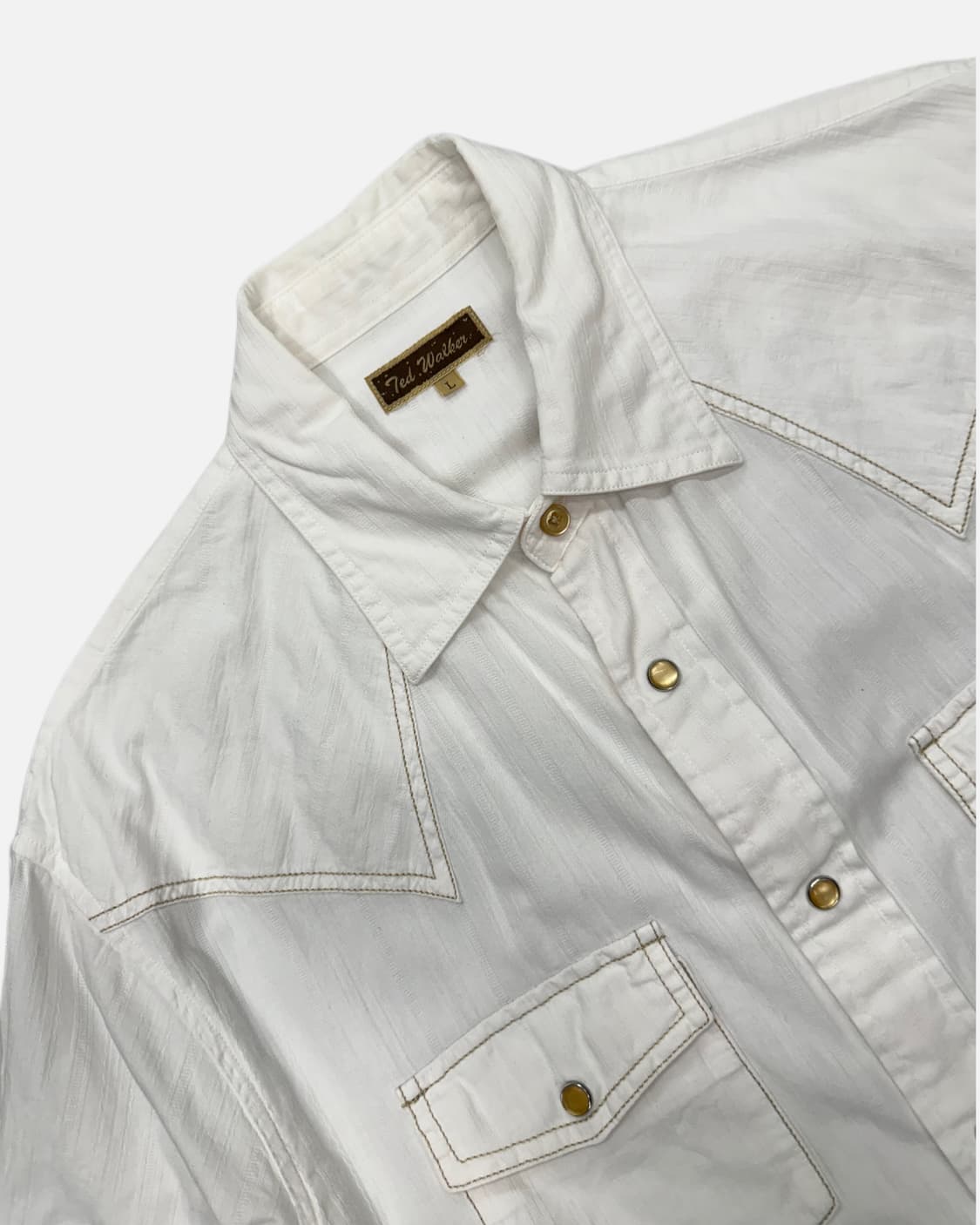 white pattern western shirt 상품이미지4
