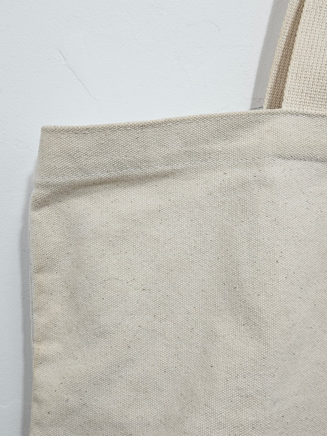 마뗑킴(Matin Kim) 로고 캔버스 토드 에코백 아이보리 상품이미지8