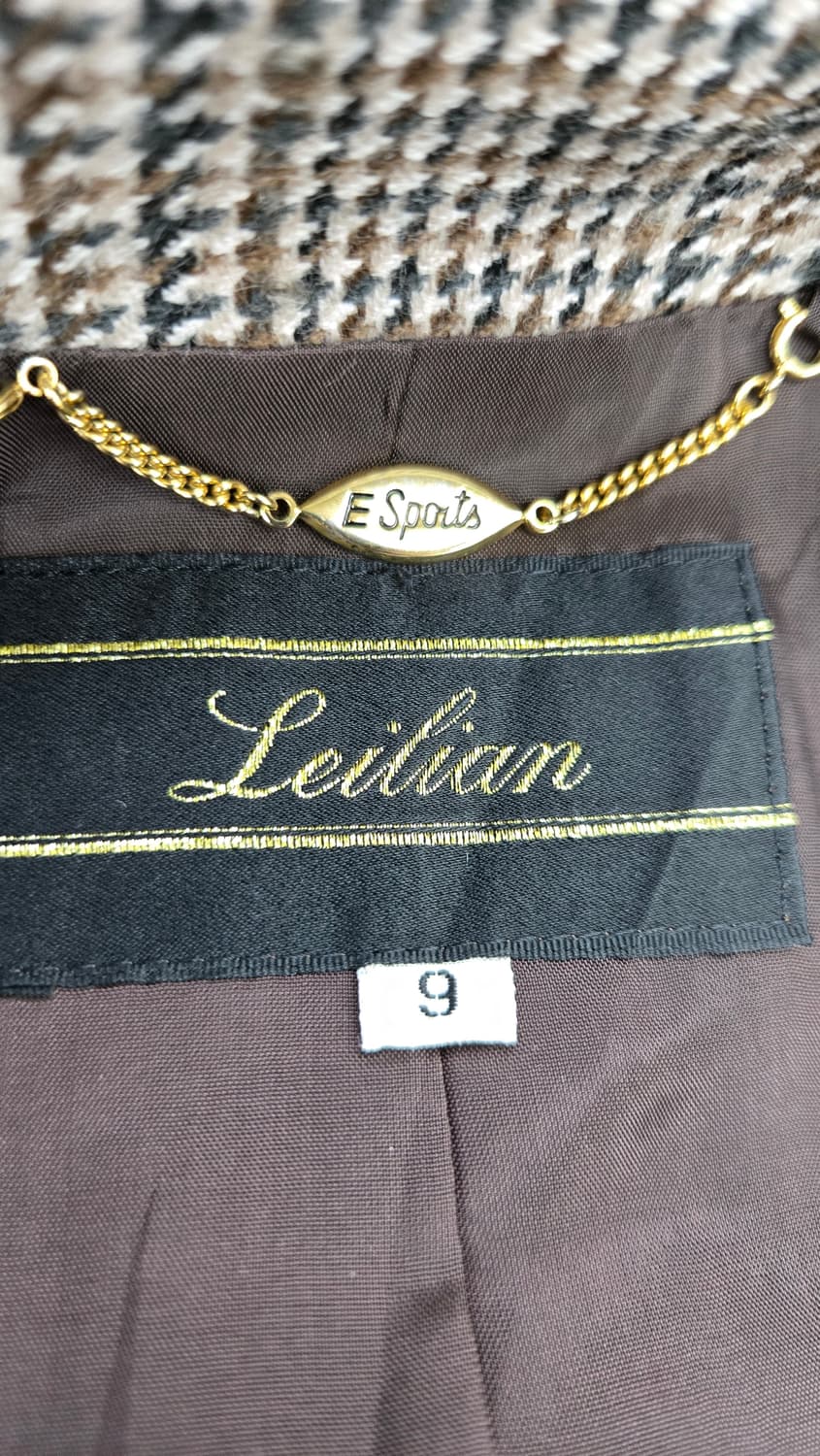 Leilian 체크 더블 자켓 백화점 클래식 정장 상품이미지6