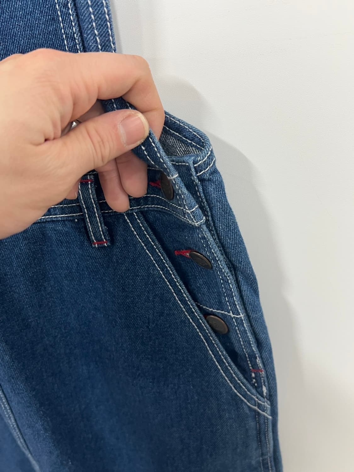 디키즈 오리지널 진청 데님 멜빵 여성 원피스 상품이미지4