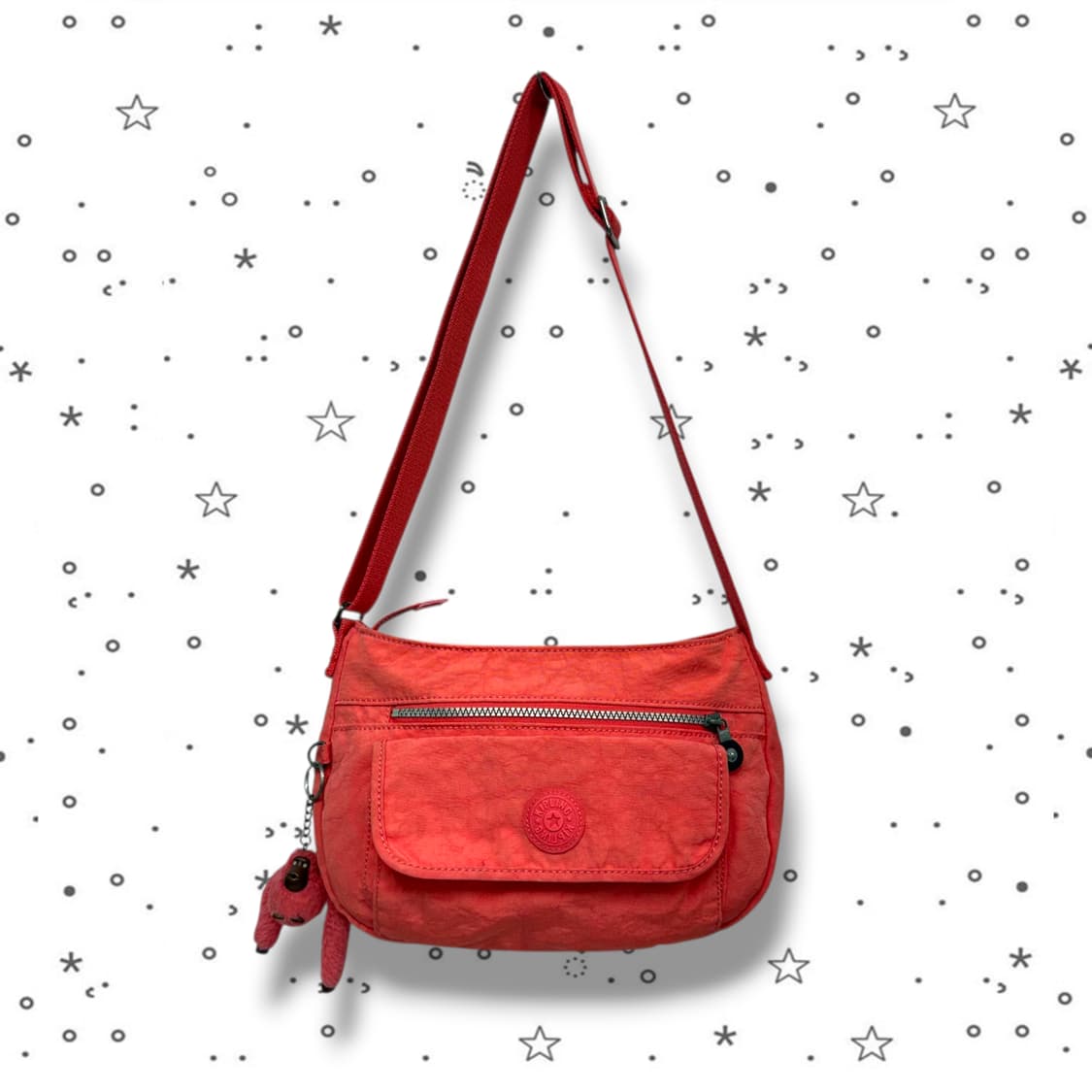 Kipling 키플링 오렌지 코랄 크로스백 상품이미지1