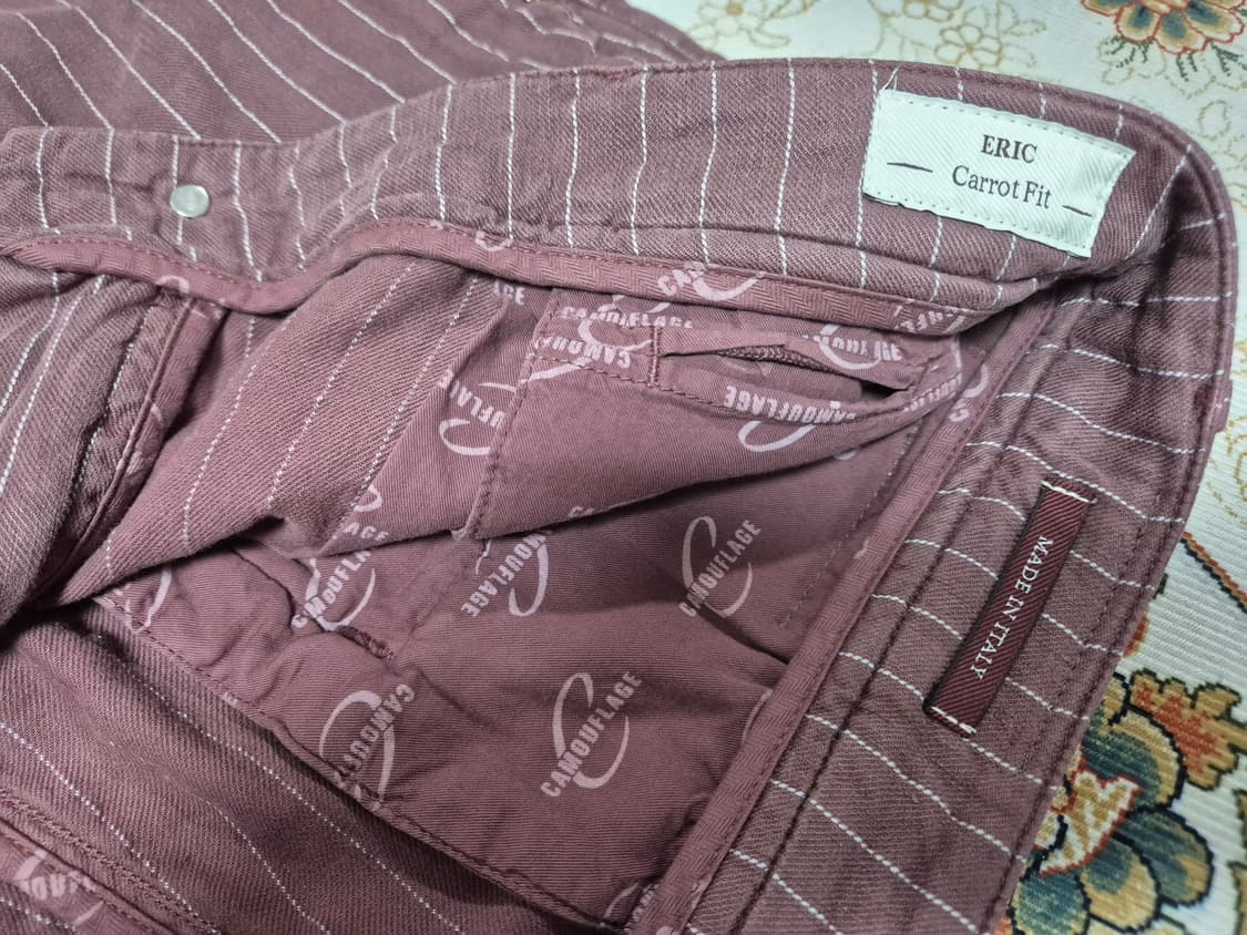 이태리 카모플라주 린넨펜츠/34 상품이미지8