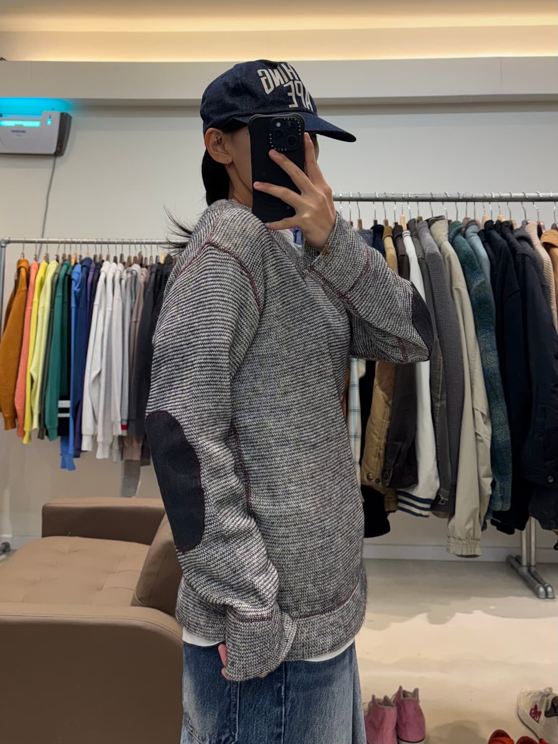 꼼데가르송 준야와타나베 맨 엘보우 패치 니트 상품이미지7