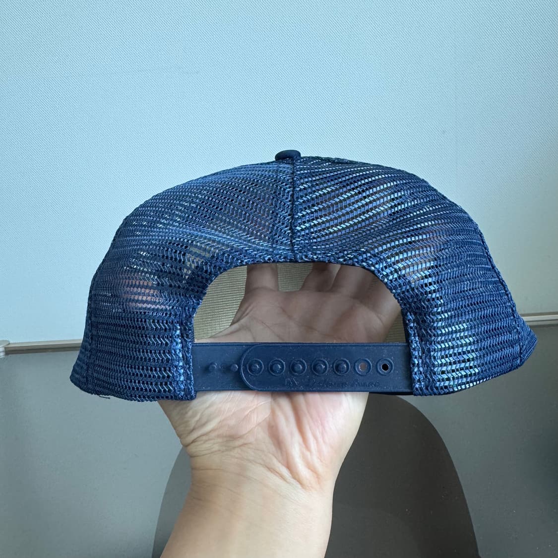 USA 빈티지 모자 볼캡 vintage cap 트러커 메쉬 네이비 상품이미지4