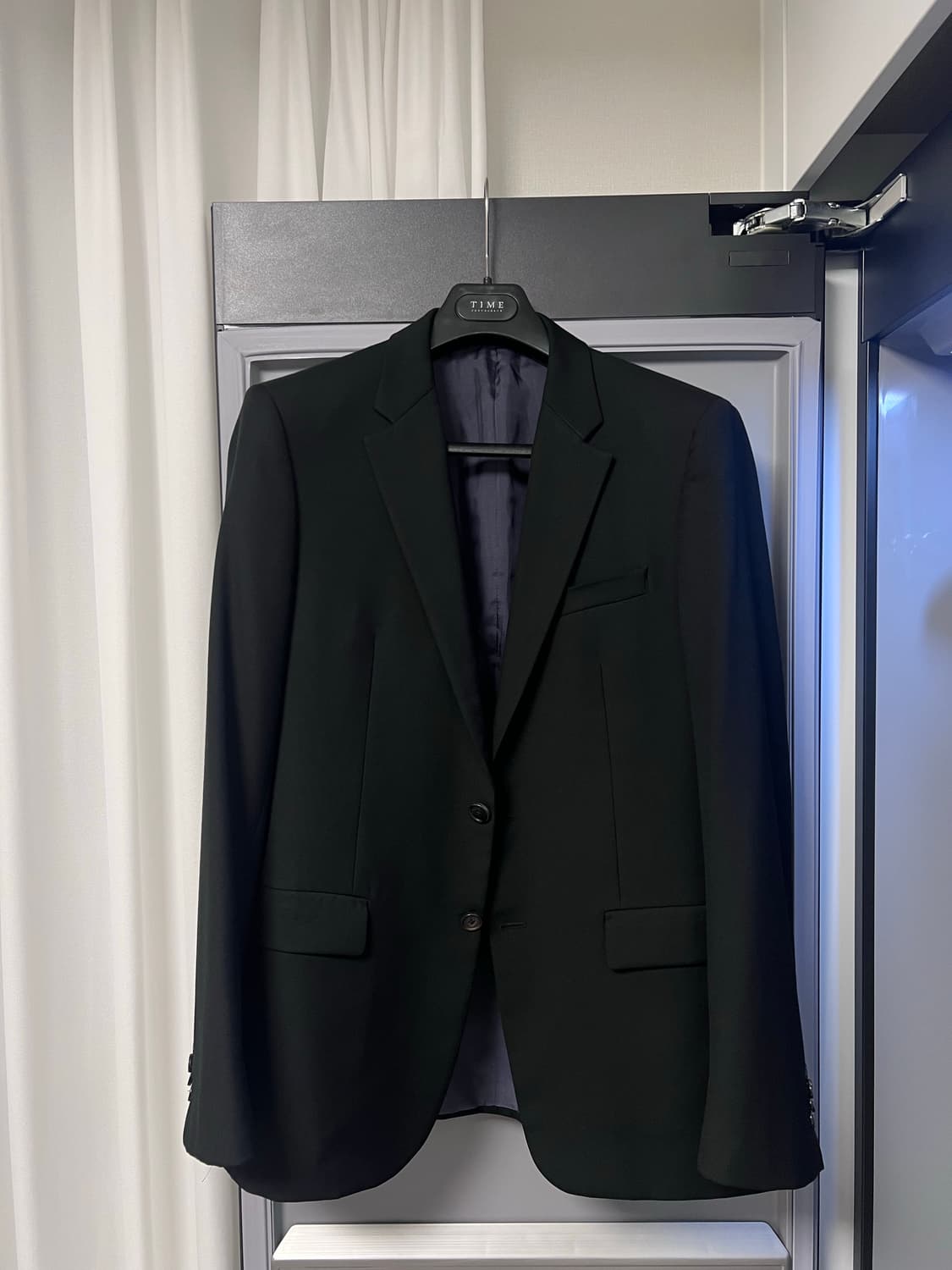 TIME 타임옴므 남성 블랙 울정장셋업수트 상품이미지2