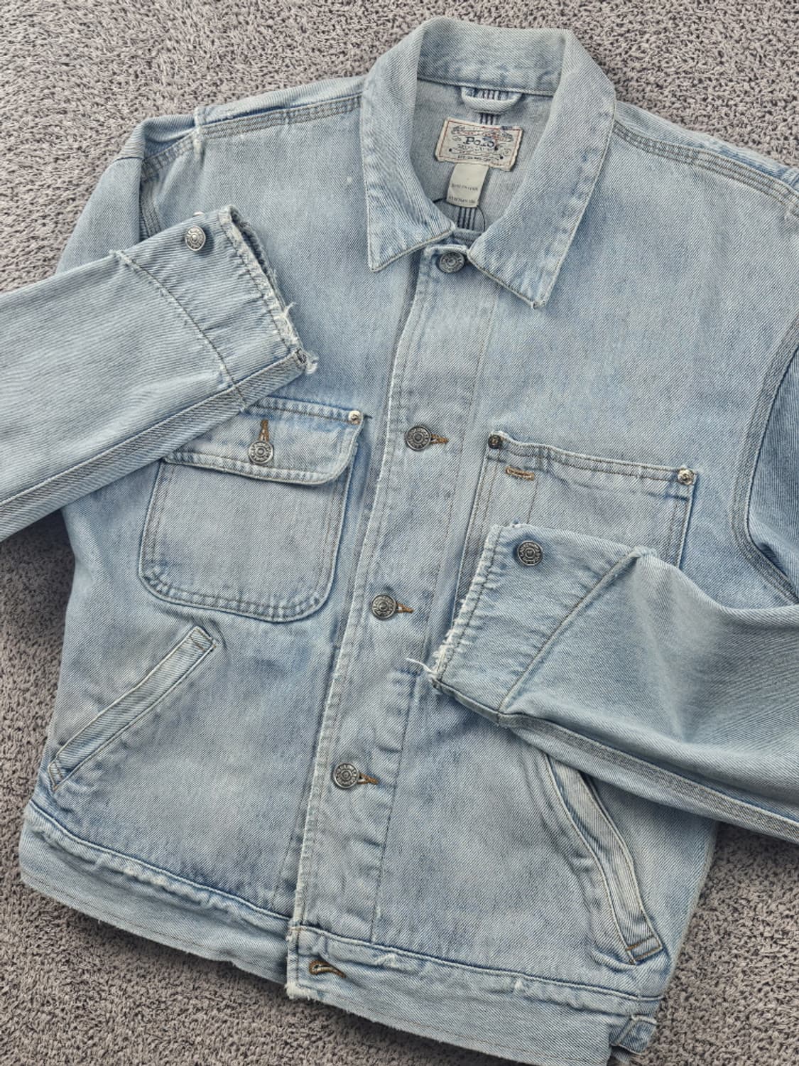 80's USA 폴로랄프로렌 데님 트러커 자켓 ( S ) / 10616 상품이미지6