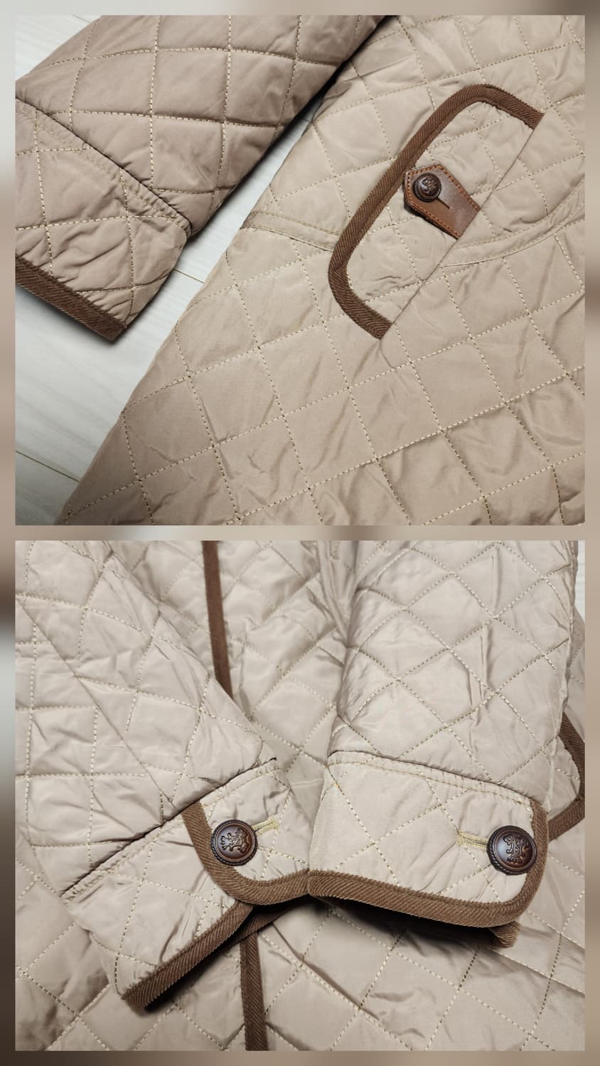 BCBG 퀼팅 코트 자켓 상품이미지7