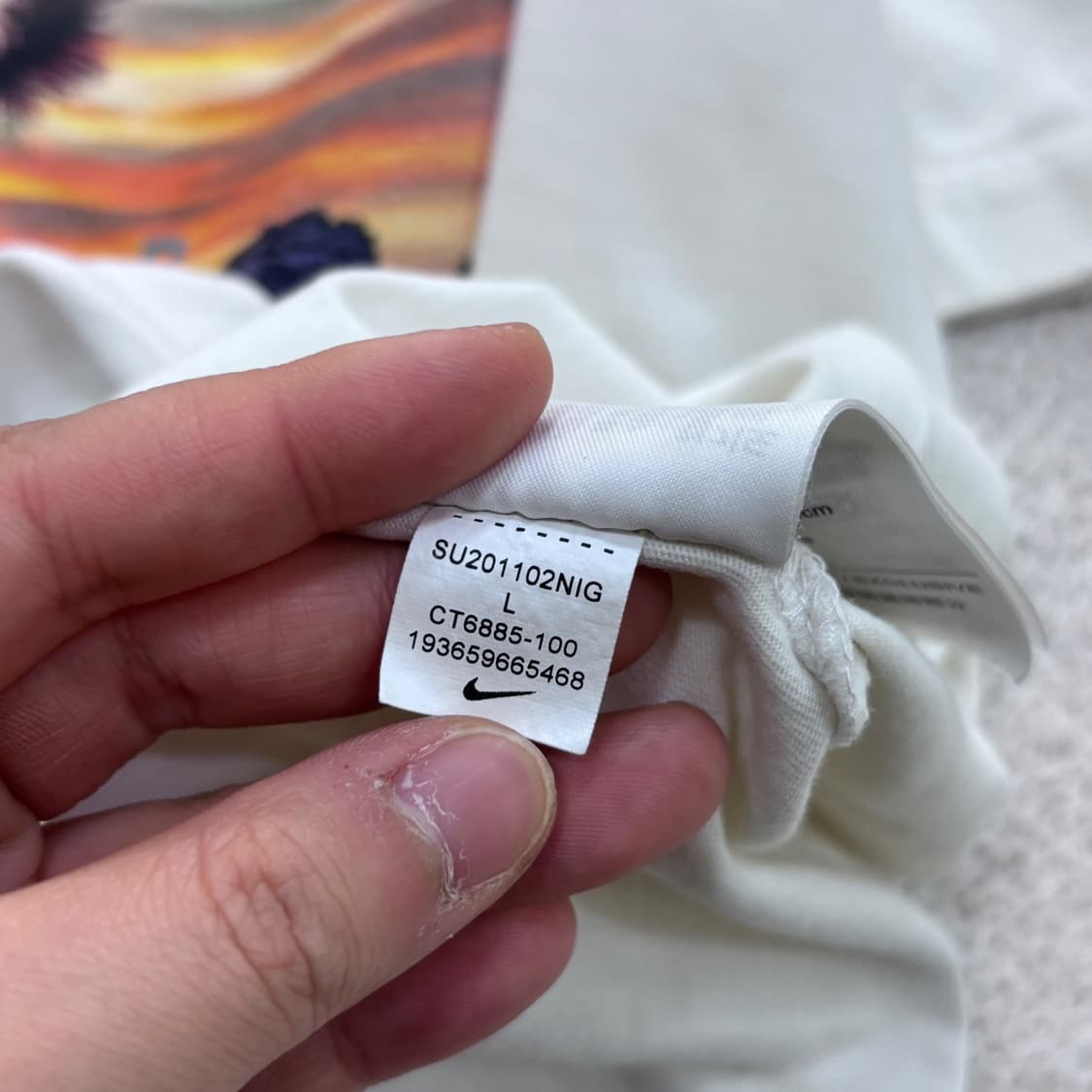 L 나이키 남성 프린팅 반팔 티셔츠 0420E 상품이미지5