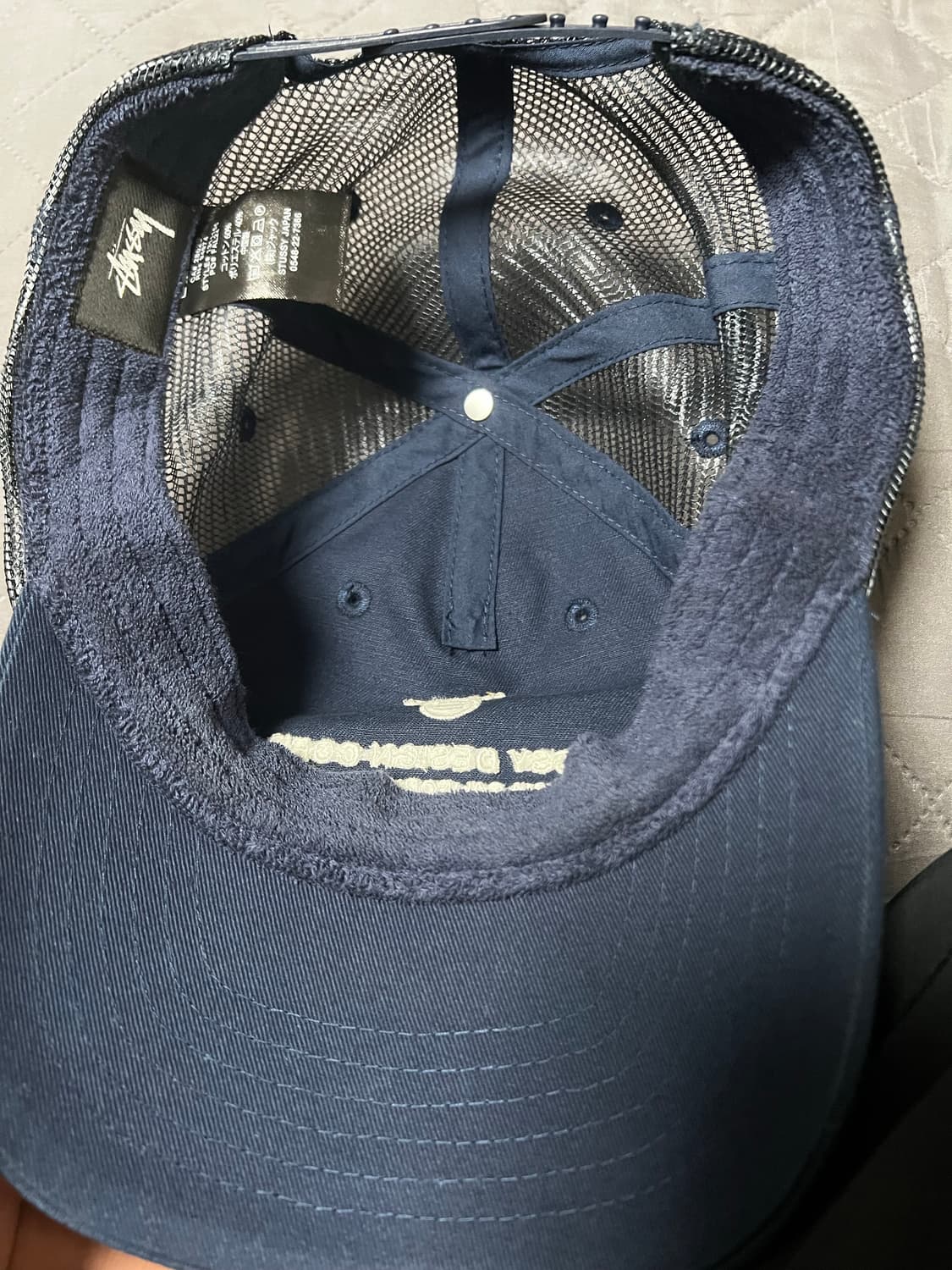 스투시 로우 프로파일 디자인 코프 트러커 스냅백 네이비 상품이미지6