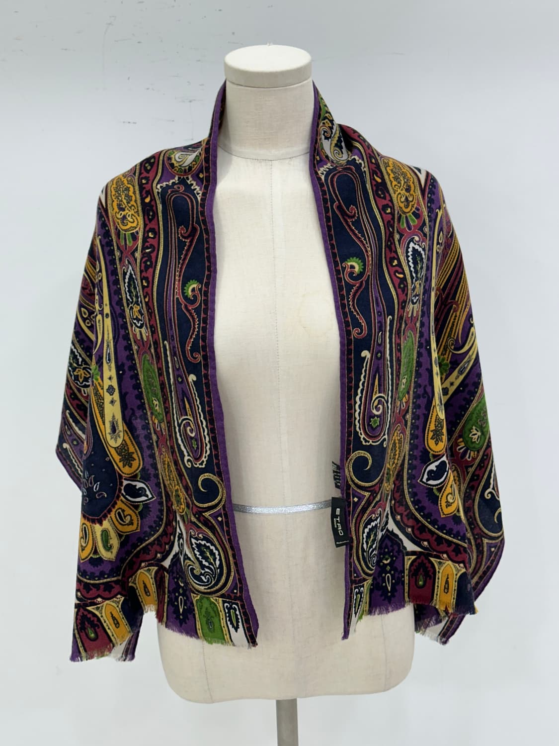 에트로 울 실크 머플러 상품이미지4