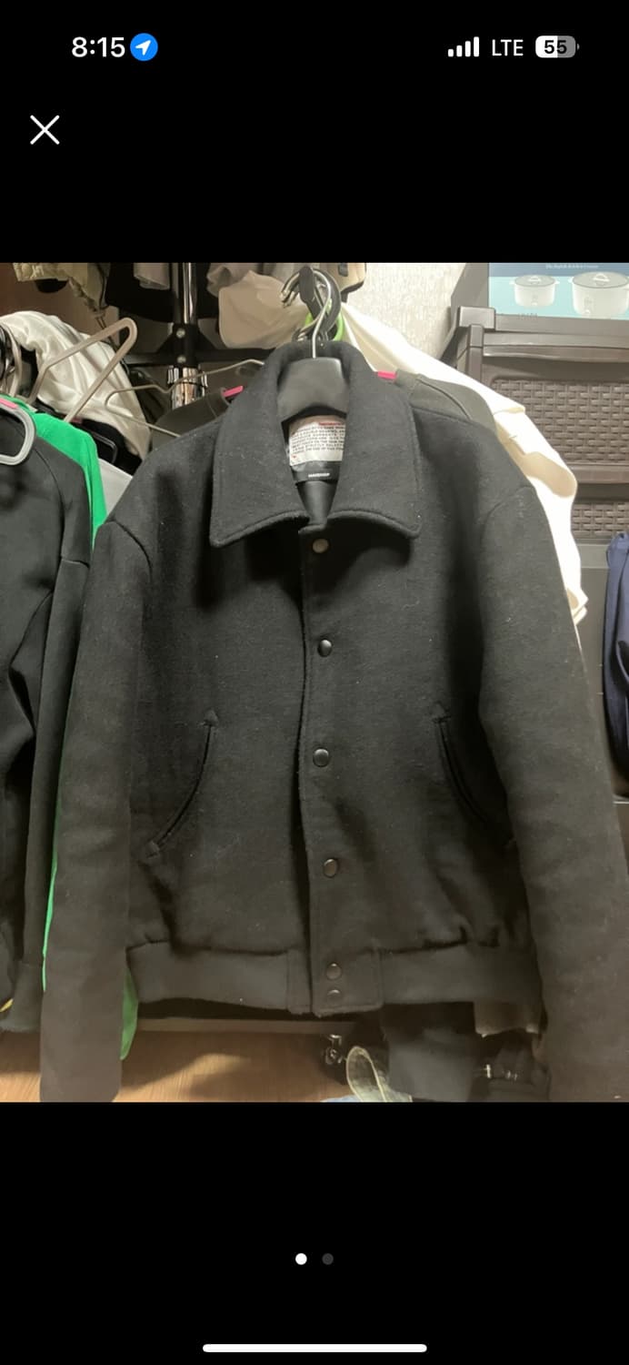 벌스데이수트 울 바시티 자켓 m 판매합니다 상품이미지1