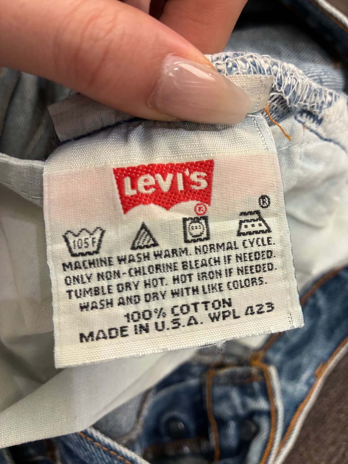 30)리바이스 501 빈티지 여성 일자핏 데님팬츠 상품이미지5