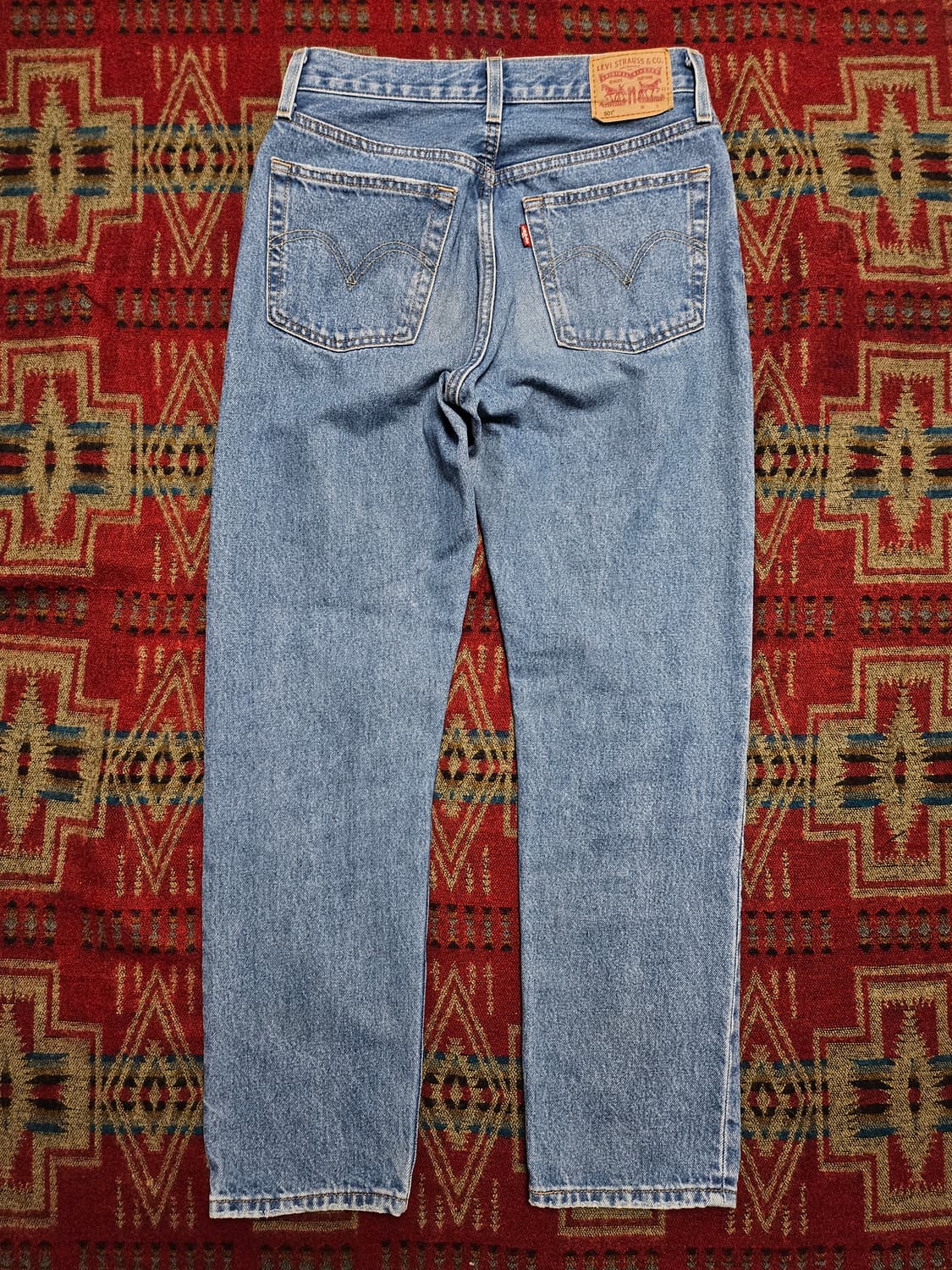 Levis 501 연청 데님 진 26 상품이미지3